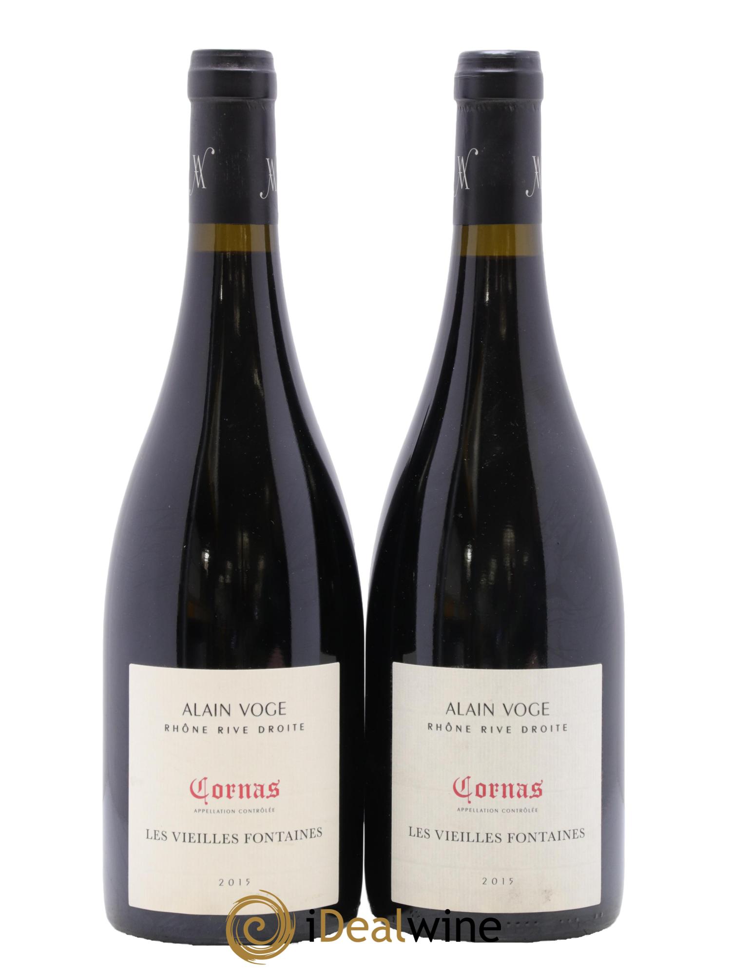 Cornas Les Vieilles Fontaines Alain Voge (Domaine) 2015 - Lotto di 2 bottiglie - 0