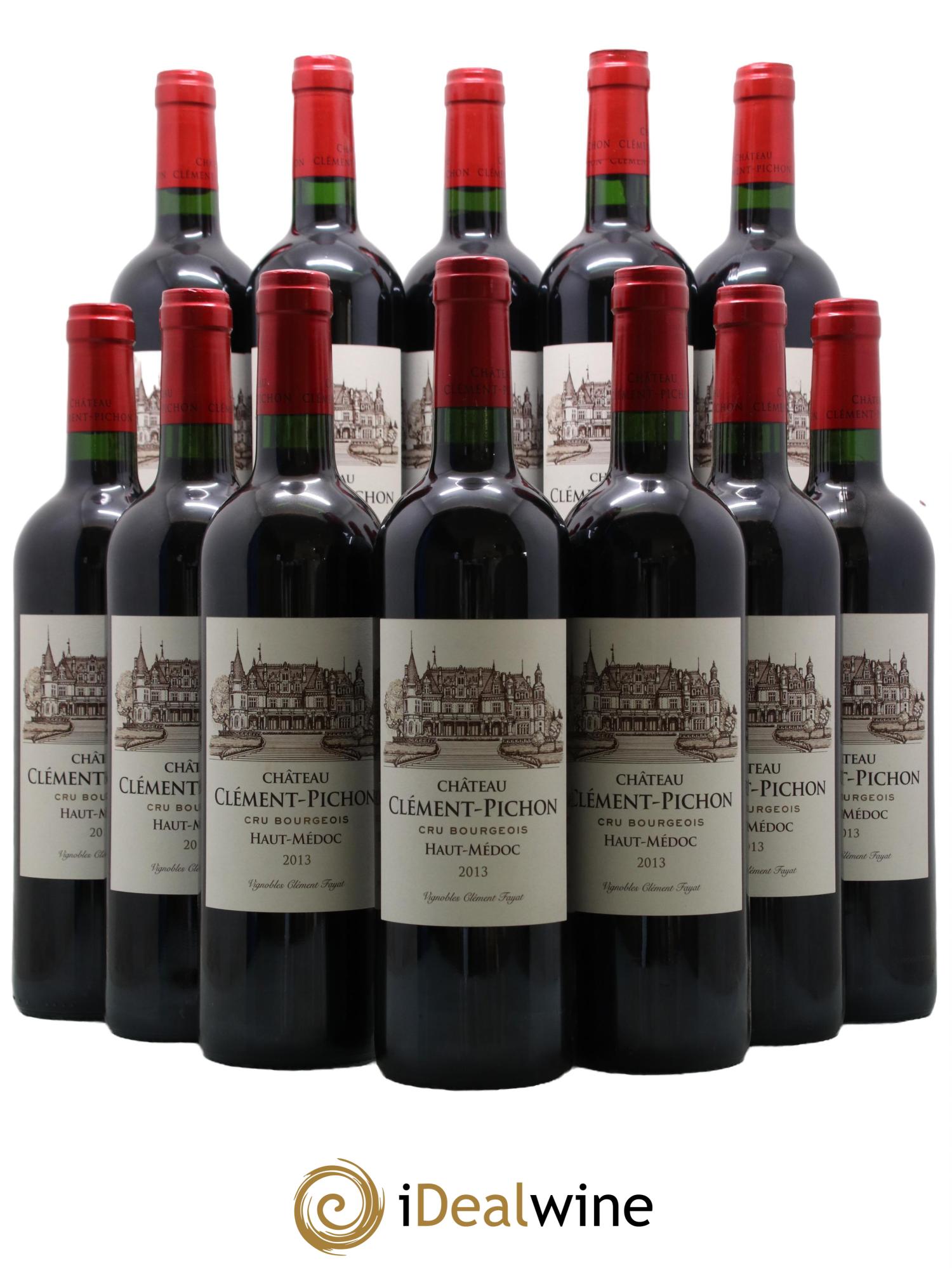 Château Clément-Pichon Cru Bourgeois 2013 - Lot de 12 bouteilles - 0