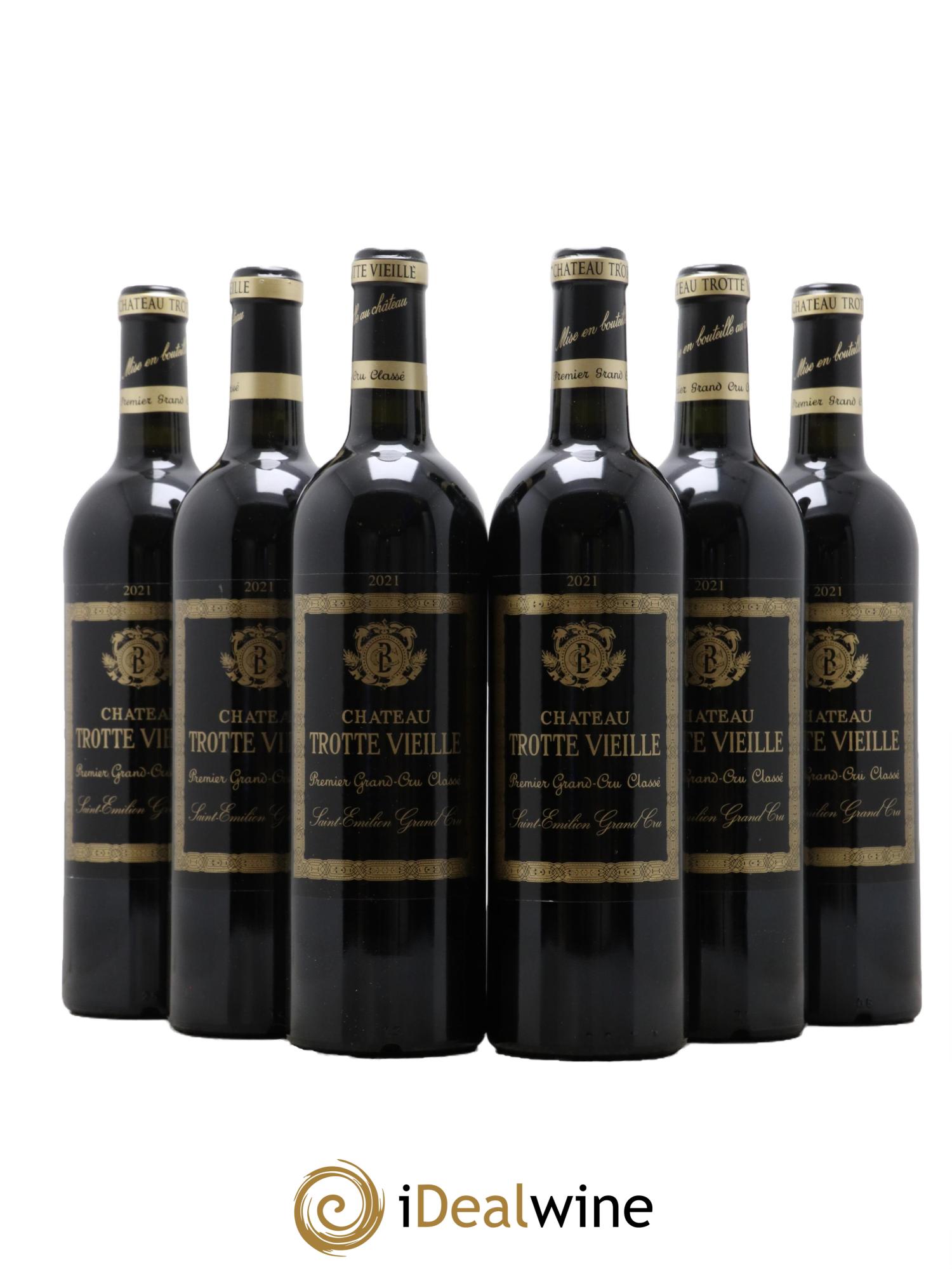 Château Trotte Vieille 1er Grand Cru Classé B 2021 - Lot de 6 bouteilles - 0