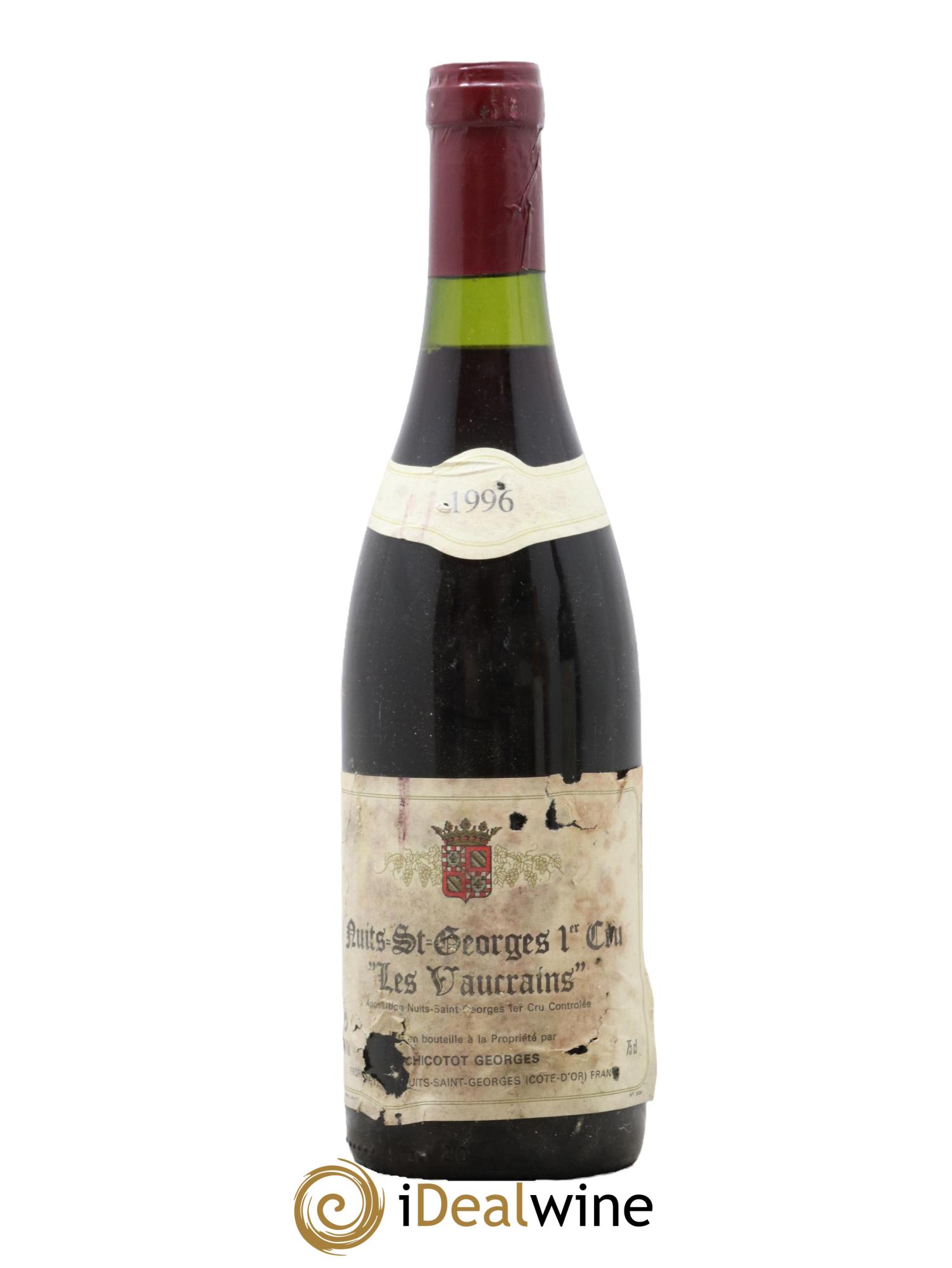 Nuits-Saint-Georges 1er Cru Les Vaucrains Chicotot 1996 - Lot de 1 bouteille - 0