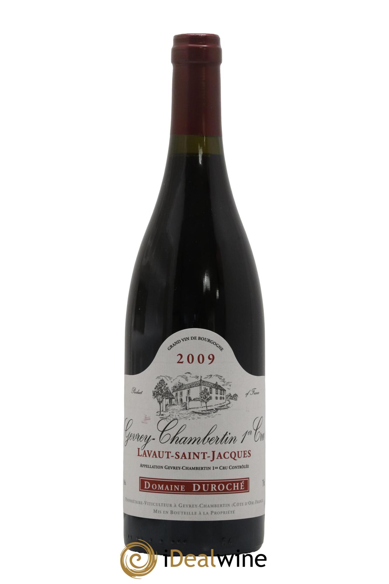 Gevrey-Chambertin 1er Cru Lavaut Saint Jacques Duroché (Domaine) 2009 - Lot de 1 bouteille - 0