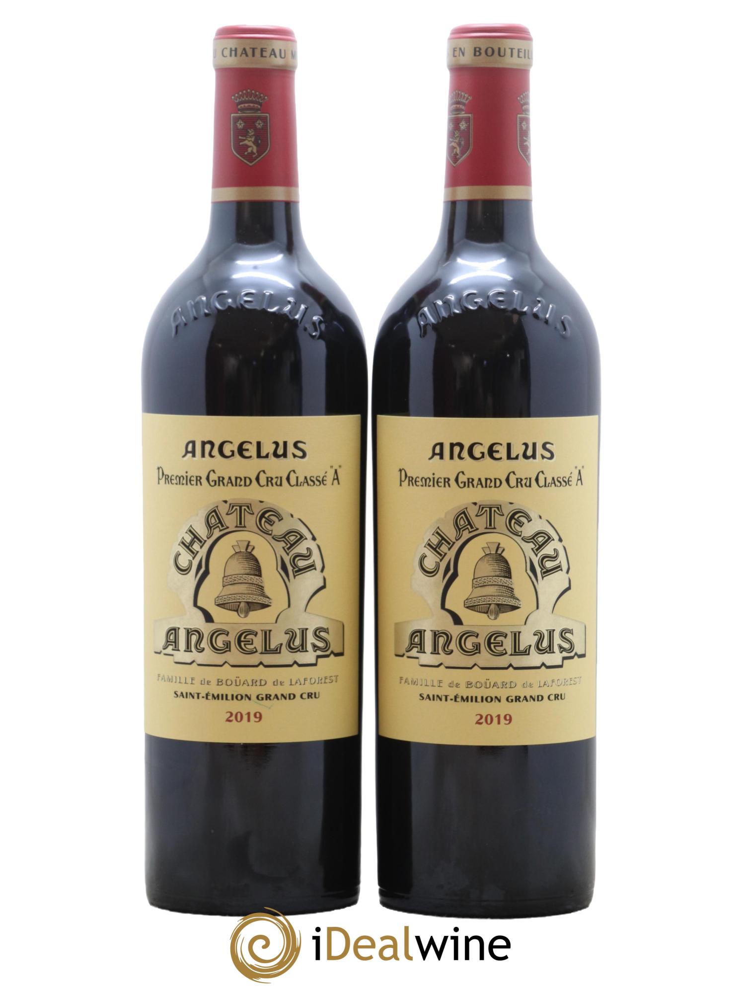 Château Angélus 1er Grand Cru Classé A 2019 - Lot de 2 bouteilles - 0