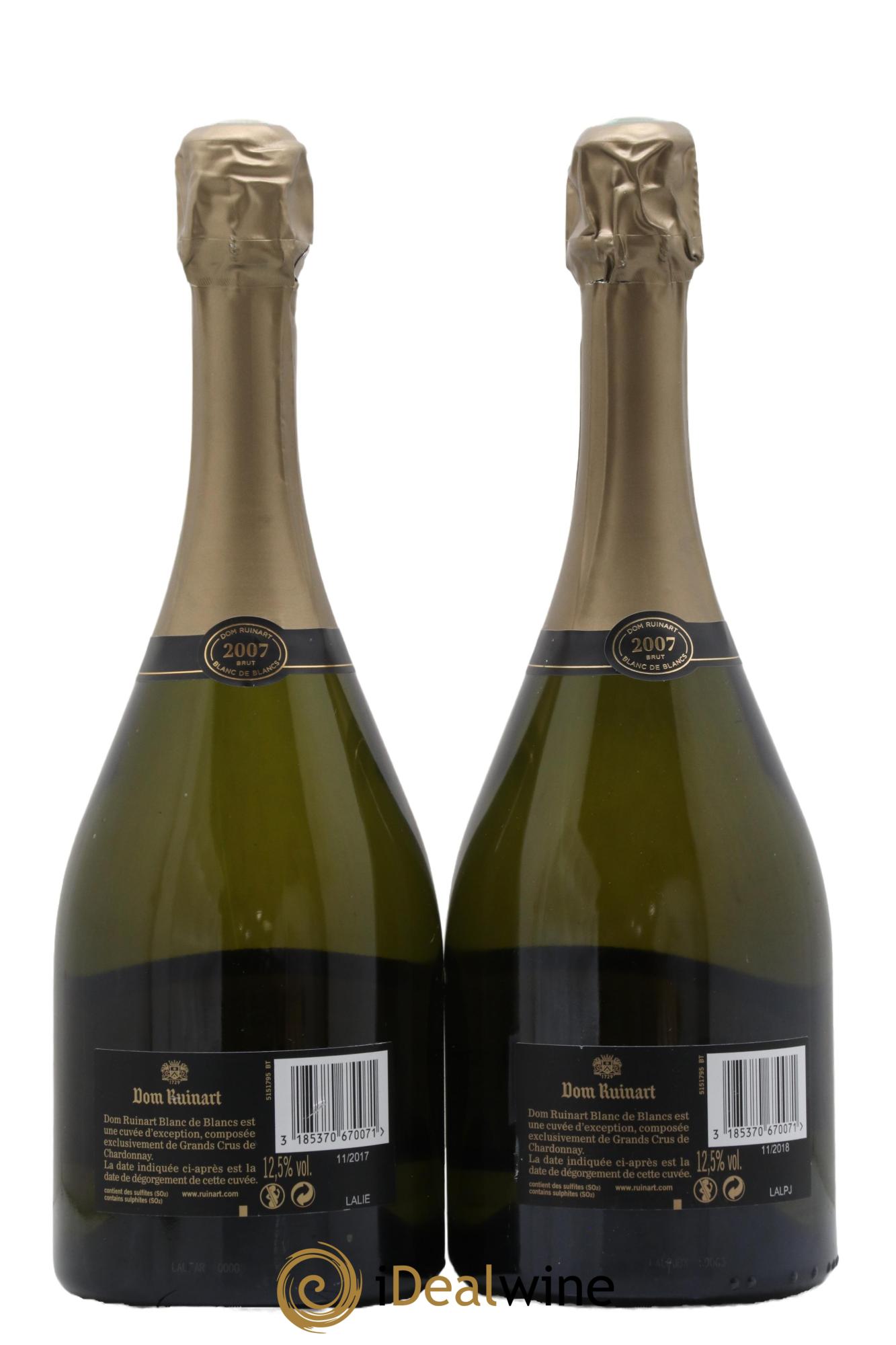 Dom Ruinart Brut Ruinart 2007 - Lot de 2 bouteilles - 1