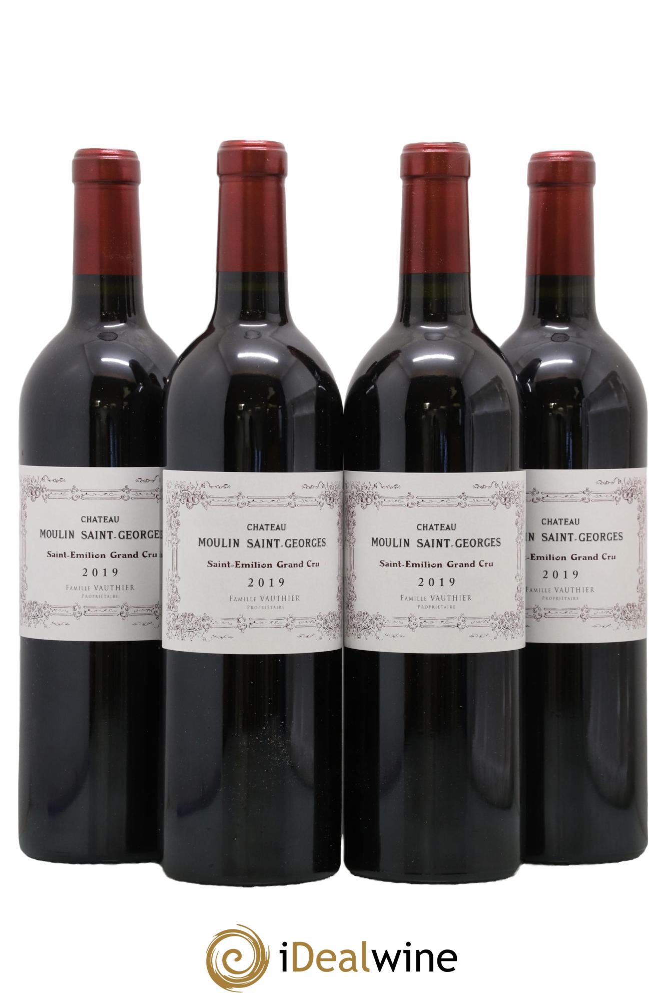 Château Moulin Saint Georges 2019 - Lot de 4 bouteilles - 0
