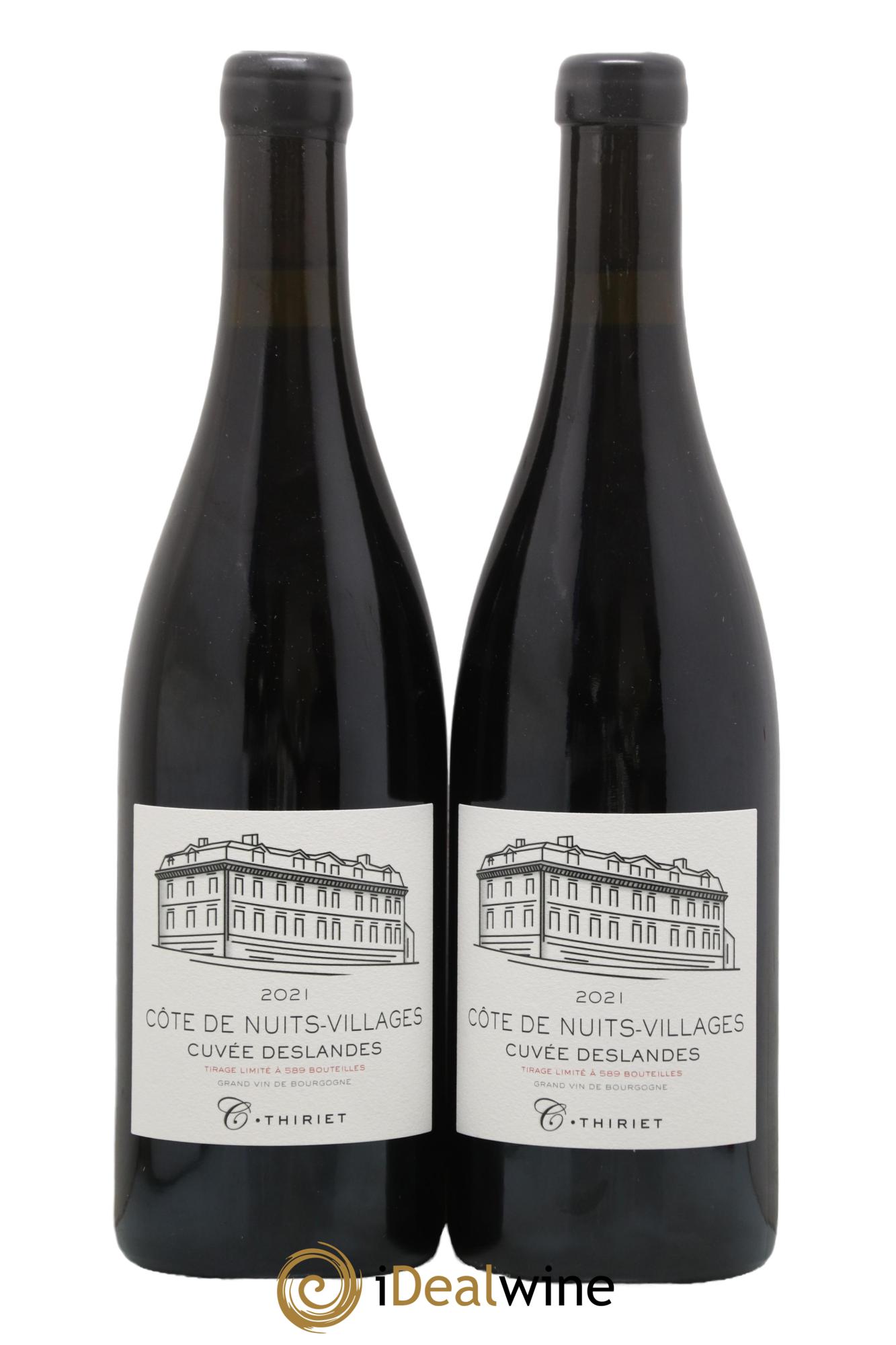 Côte de Nuits-Villages Deslandes Maison Thiriet 2021 - Lot de 2 bouteilles - 0