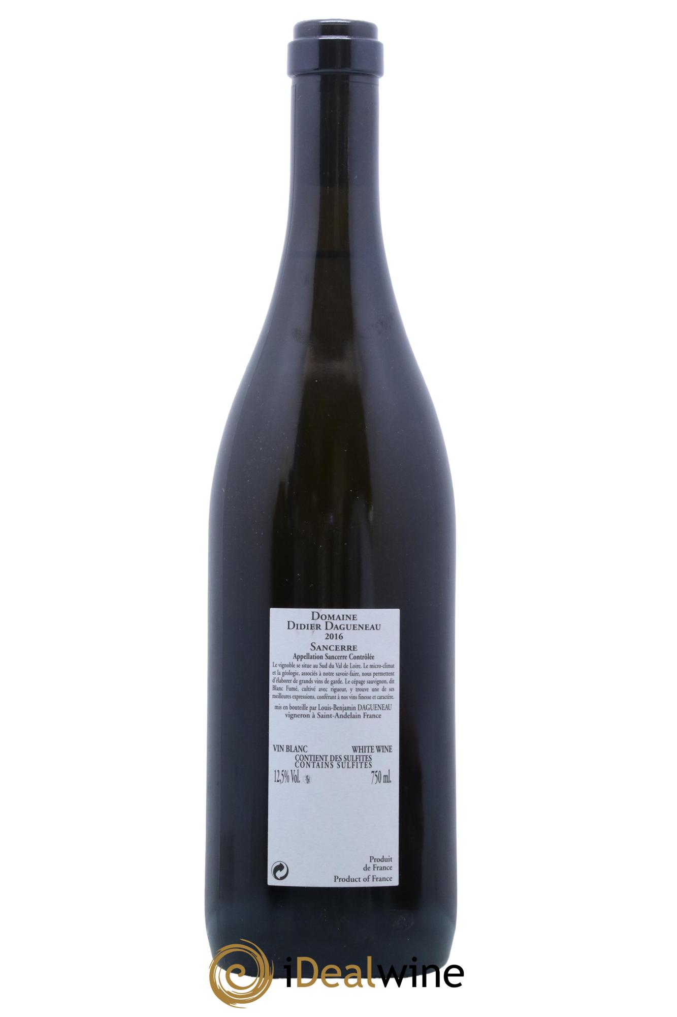 Sancerre En Chailloux Dagueneau 2016 - Posten von 1 Flasche - 1