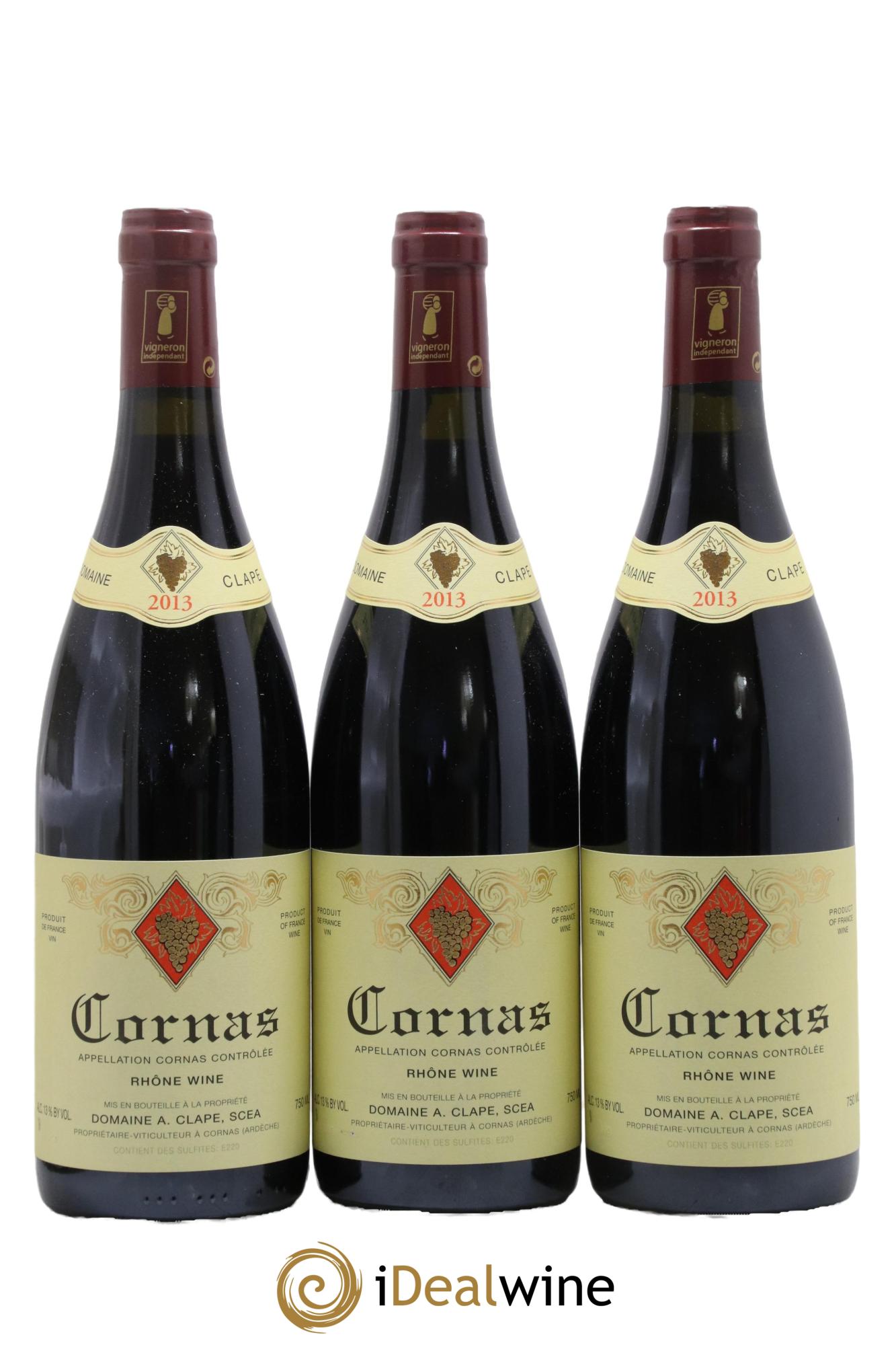 Cornas Auguste Clape 2013 - Posten von 3 Flaschen - 0