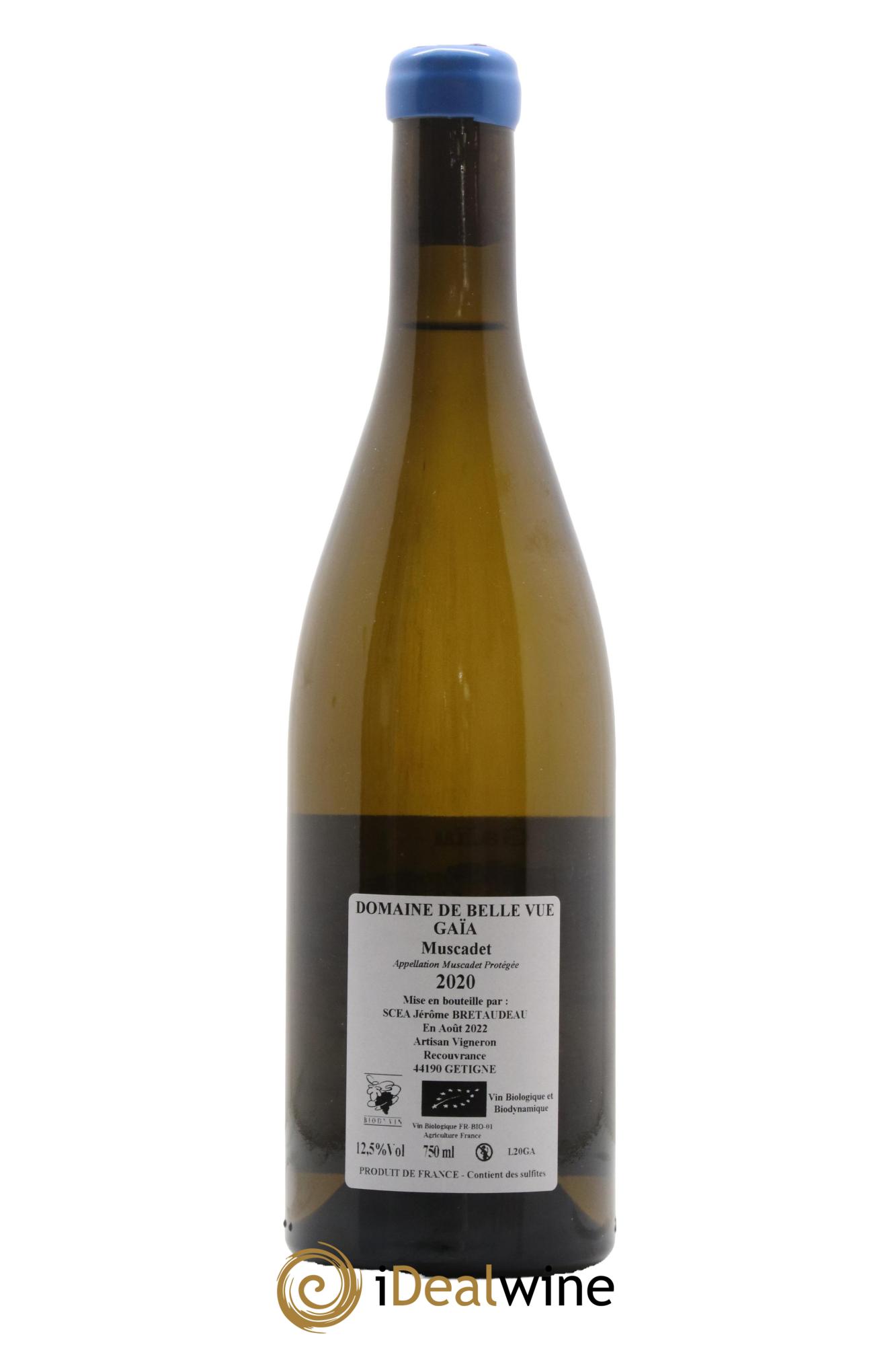 Muscadet-Sèvre-et-Maine Gaia Jérôme Bretaudeau - Domaine de Bellevue 2020 - Lotto di 1 bottiglia - 1