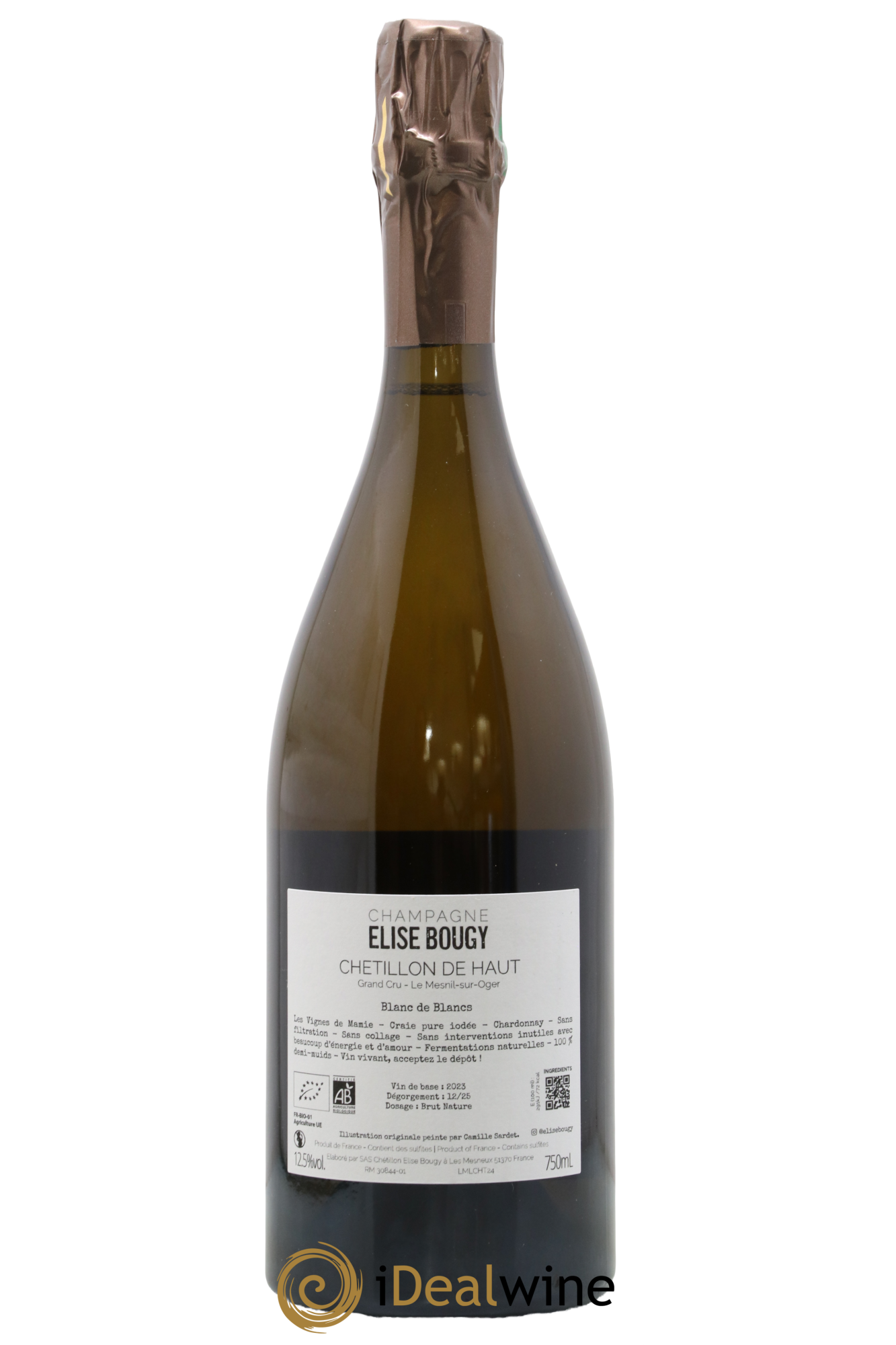 Chétillon de Haut Le Mesnil sur Oger Elise Bougy - Lot of 1 bottle - 1