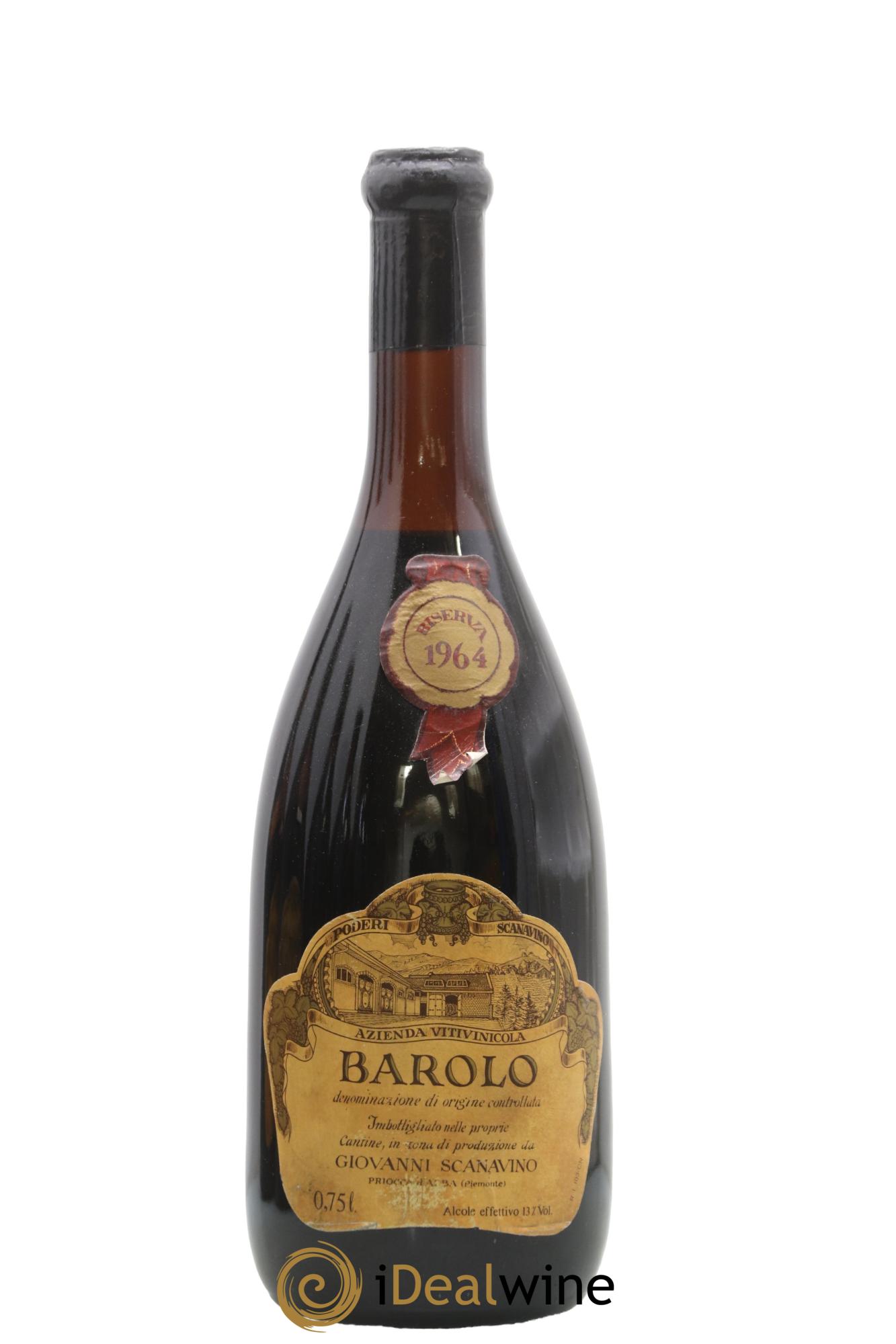 Barolo DOCG Riserva Scanavino Giovanni 1964 - Lot of 1 bottle - 0