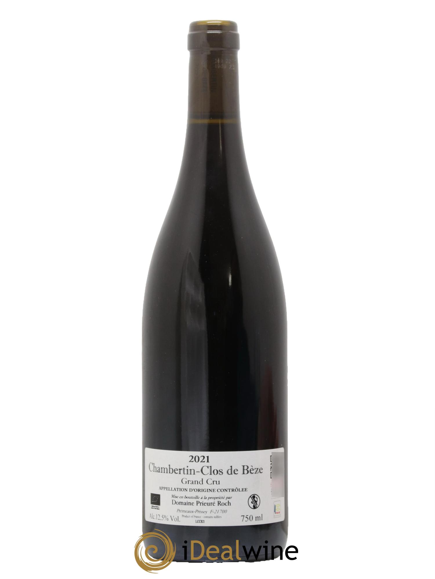 Chambertin Clos de Bèze Grand Cru Prieuré Roch 2021 - Lot de 1 bouteille - 1