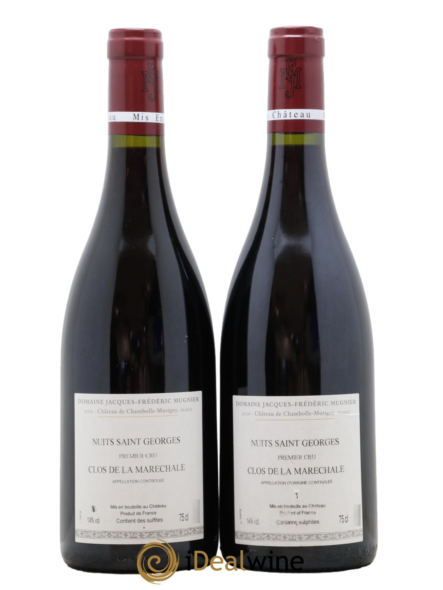 Nuits-Saint-Georges 1er Cru Clos de La Maréchale Jacques-Frédéric Mugnier 2018 - Lot de 2 bouteilles - 1