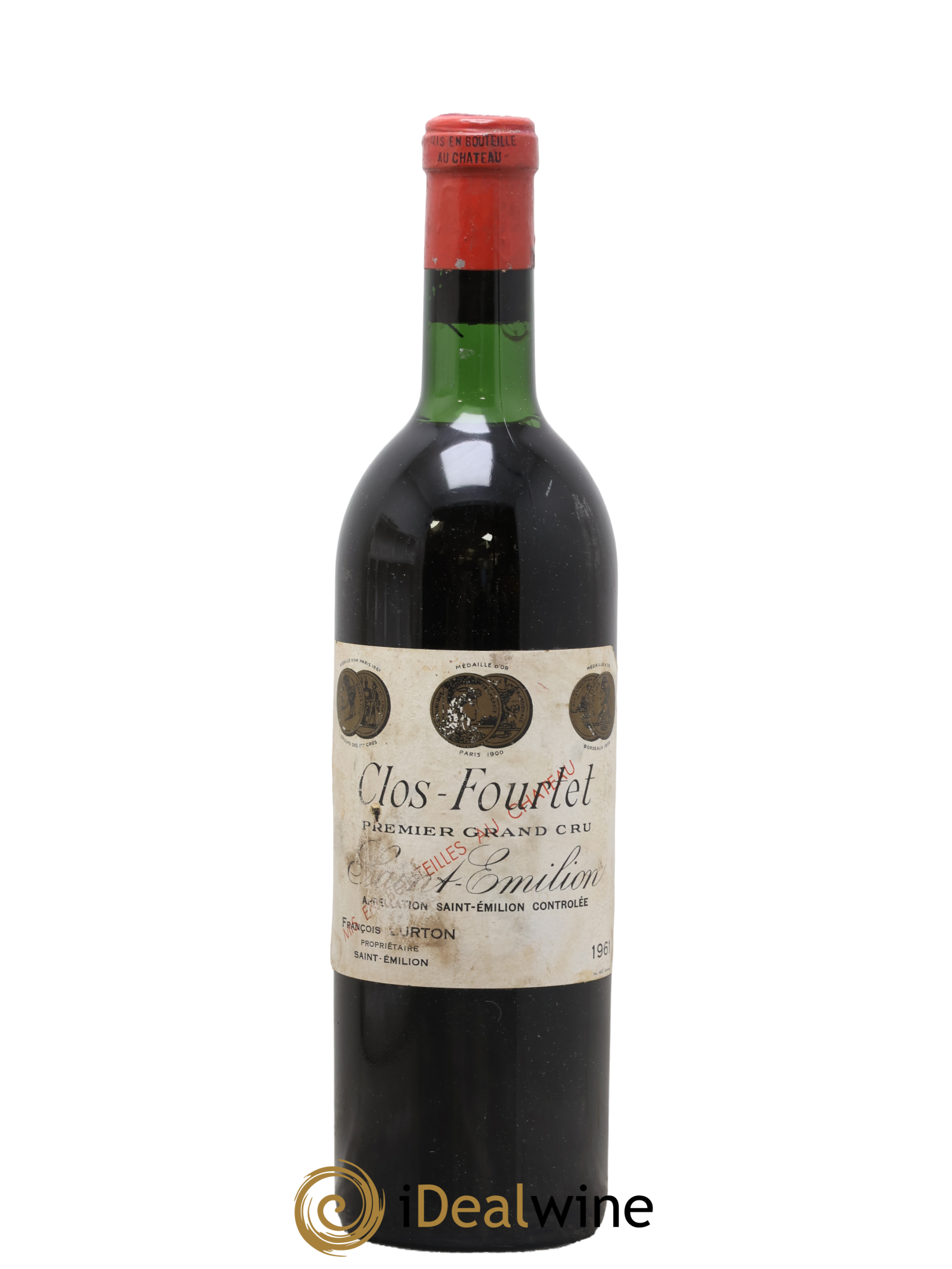 Clos Fourtet 1er Grand Cru Classé B 1961 - Lotto di 1 bottiglia - 0