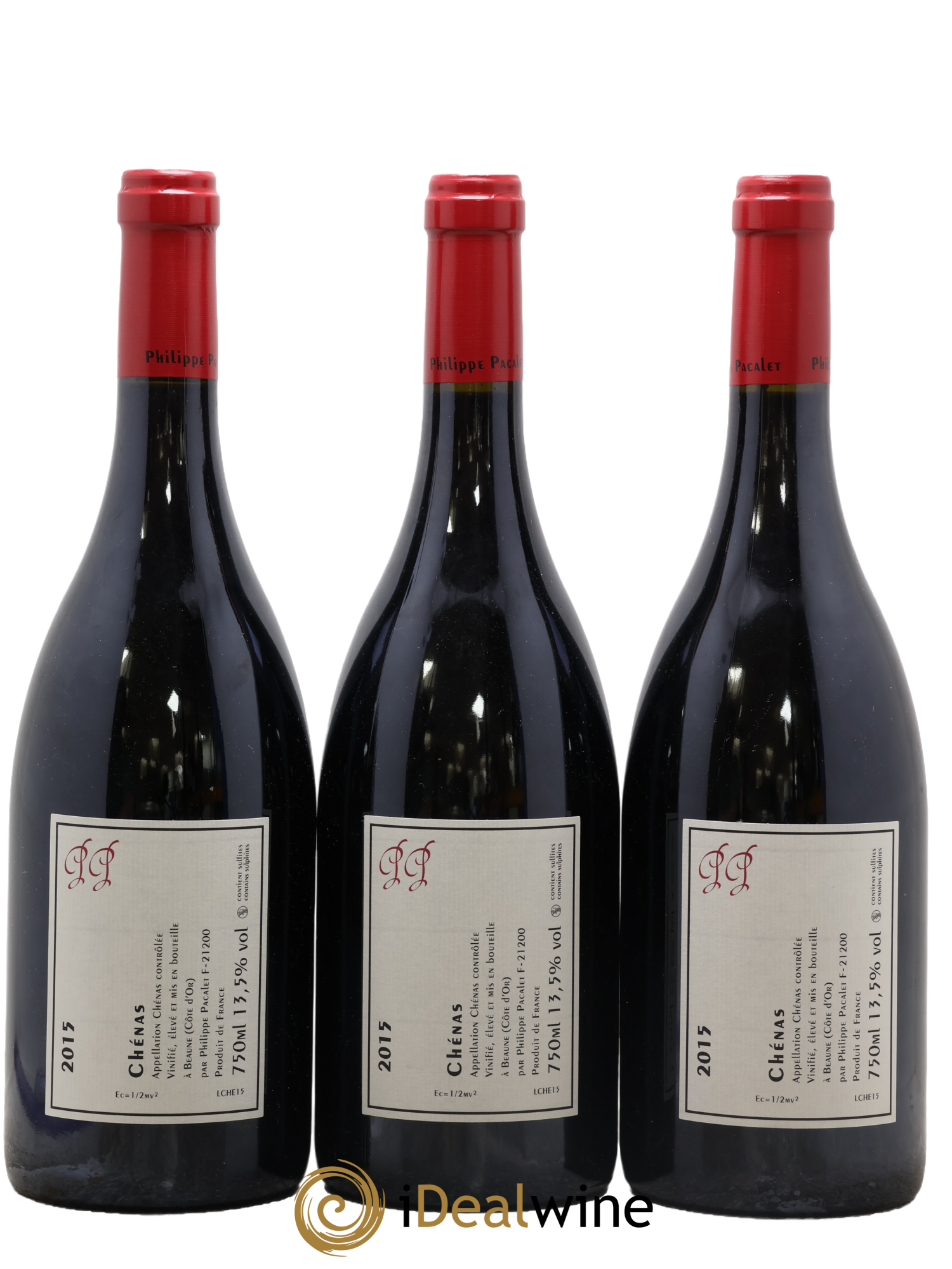 Chénas Philippe Pacalet 2015 - Lot de 3 bouteilles - 1