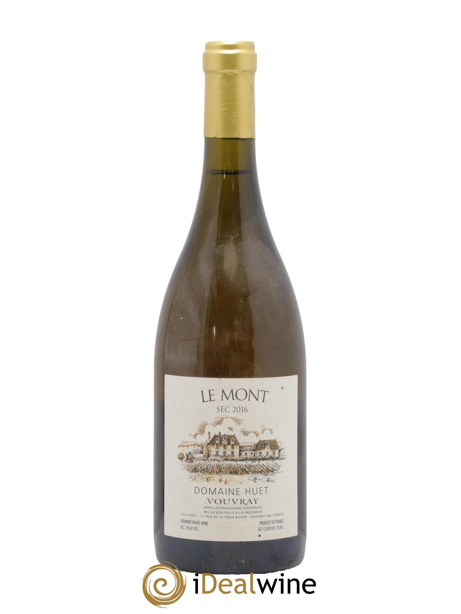 Vouvray Le Mont Sec Domaine Huet 2016 - Lot of 1 bottle - 0