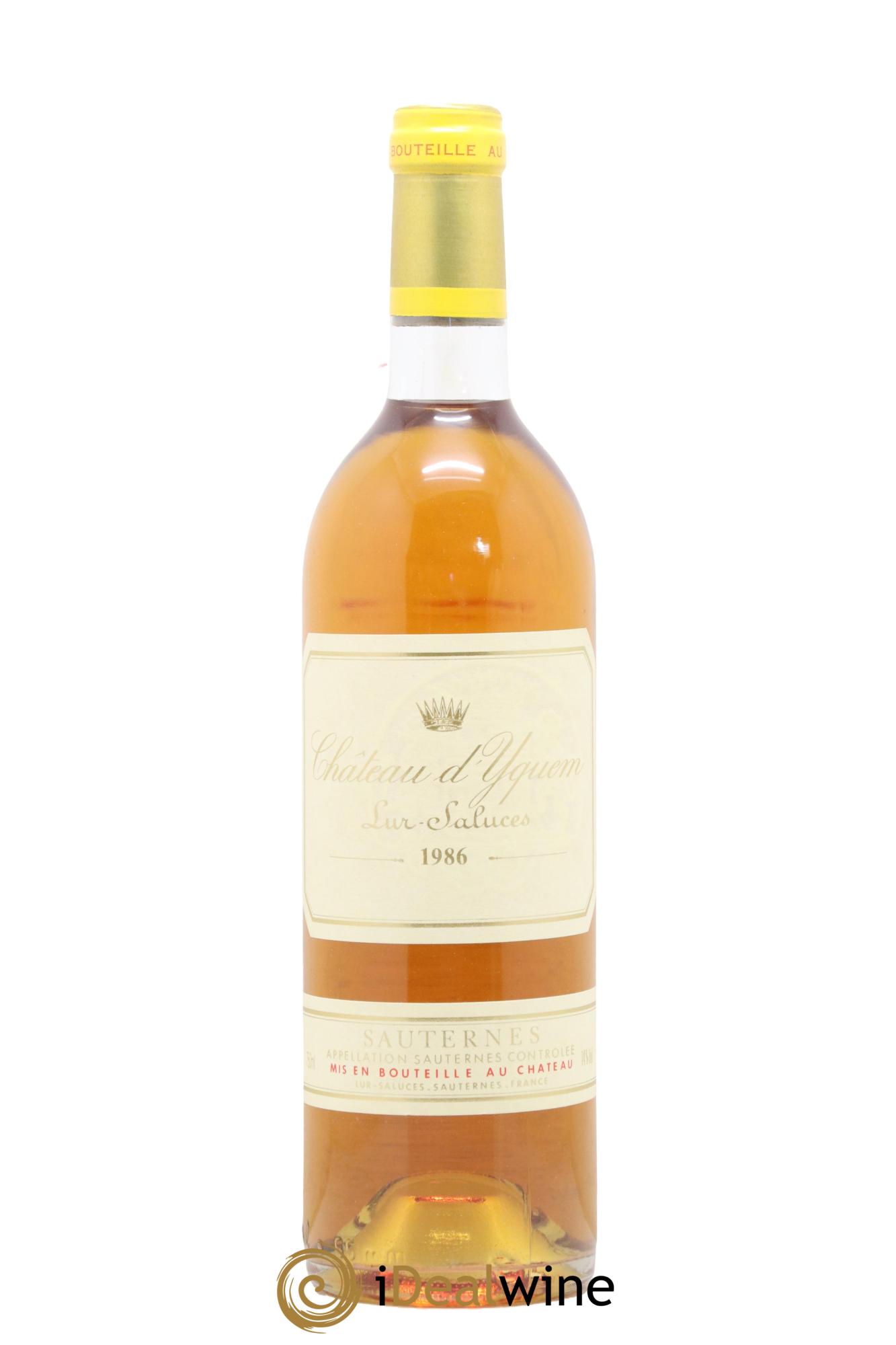 Château d' Yquem 1er Cru Classé Supérieur 1986 - Lotto di 1 bottiglia - 0