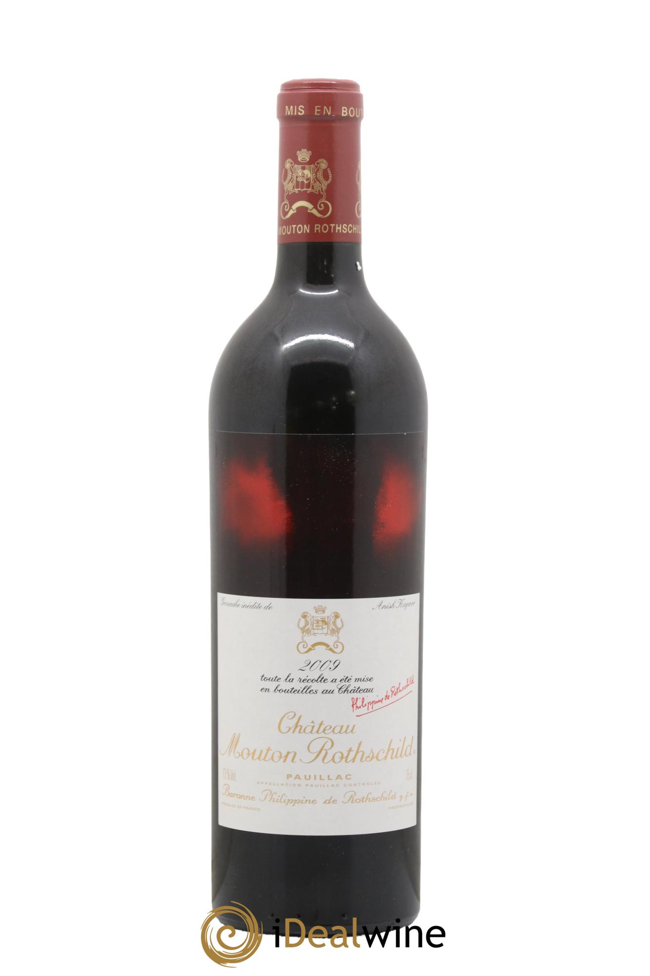 Château Mouton Rothschild 1er Grand Cru Classé 2009 - Lot de 1 bouteille - 0