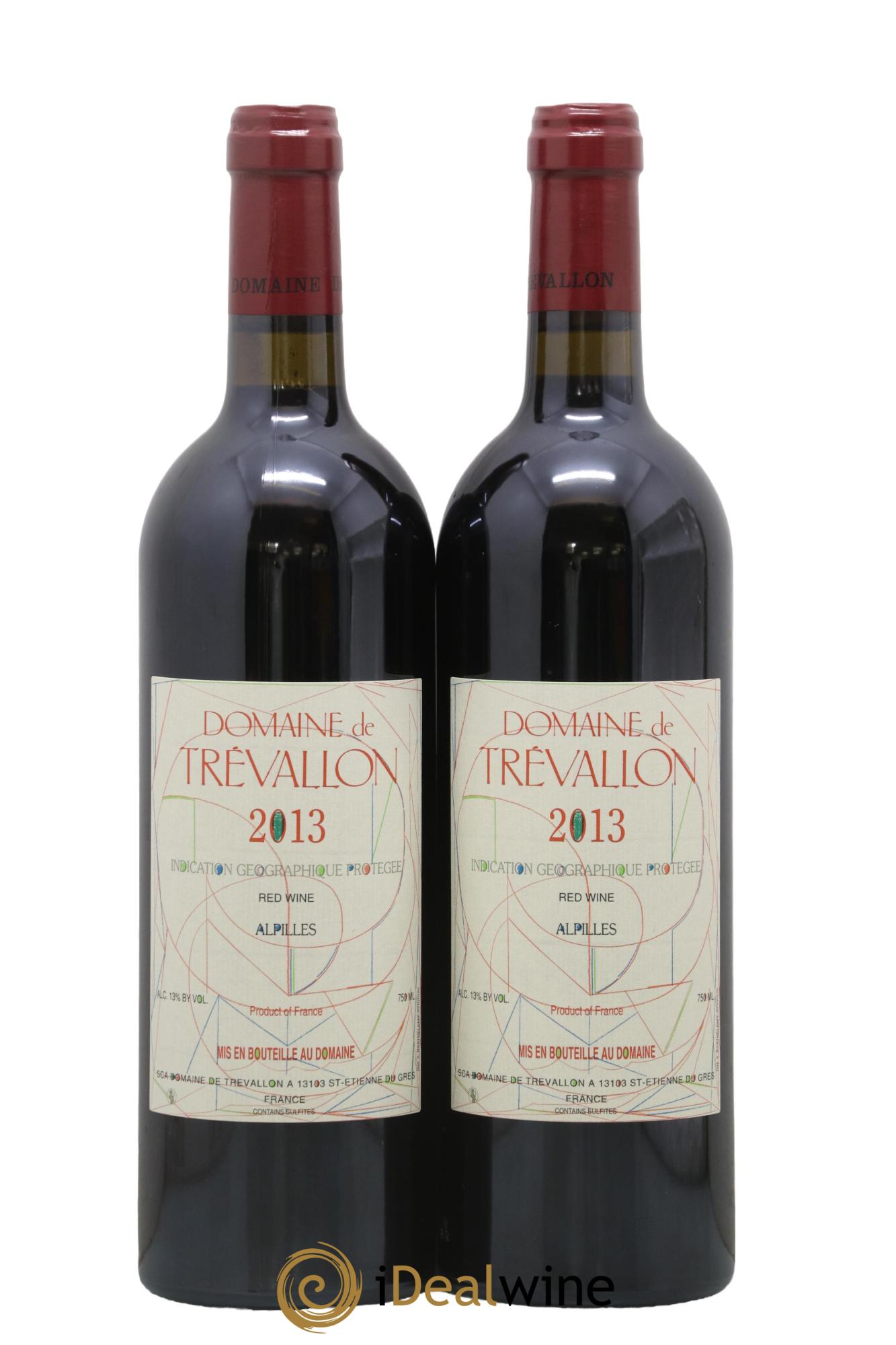 IGP Alpilles Trévallon (Domaine de) Eloi Dürrbach 2013 - Lotto di 2 bottiglie - 0