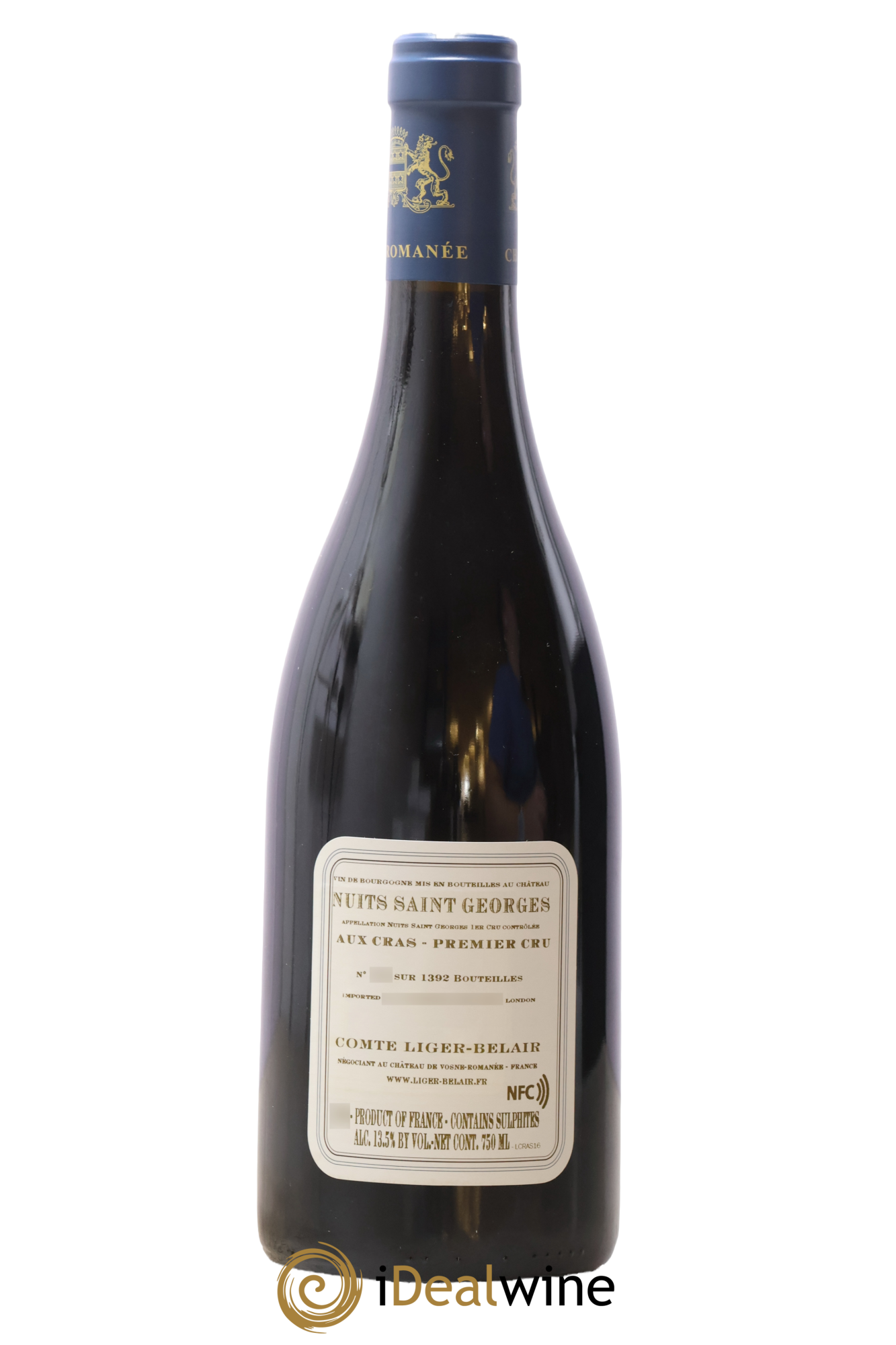 Nuits-Saint-Georges 1er Cru Aux Cras Comte Liger-Belair (Domaine du) 2016 - Lotto di 1 bottiglia - 1