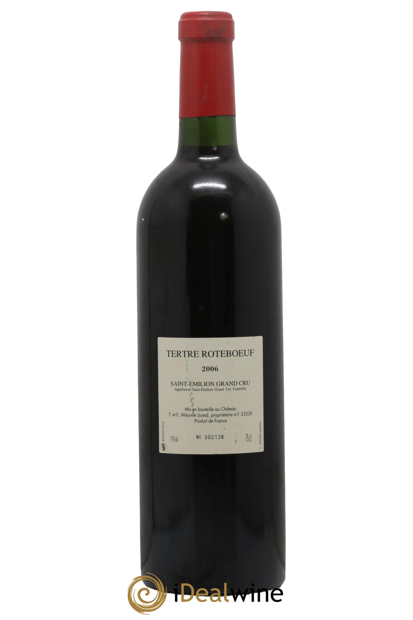 Château Tertre Roteboeuf 2006 - Lot de 1 bouteille - 1