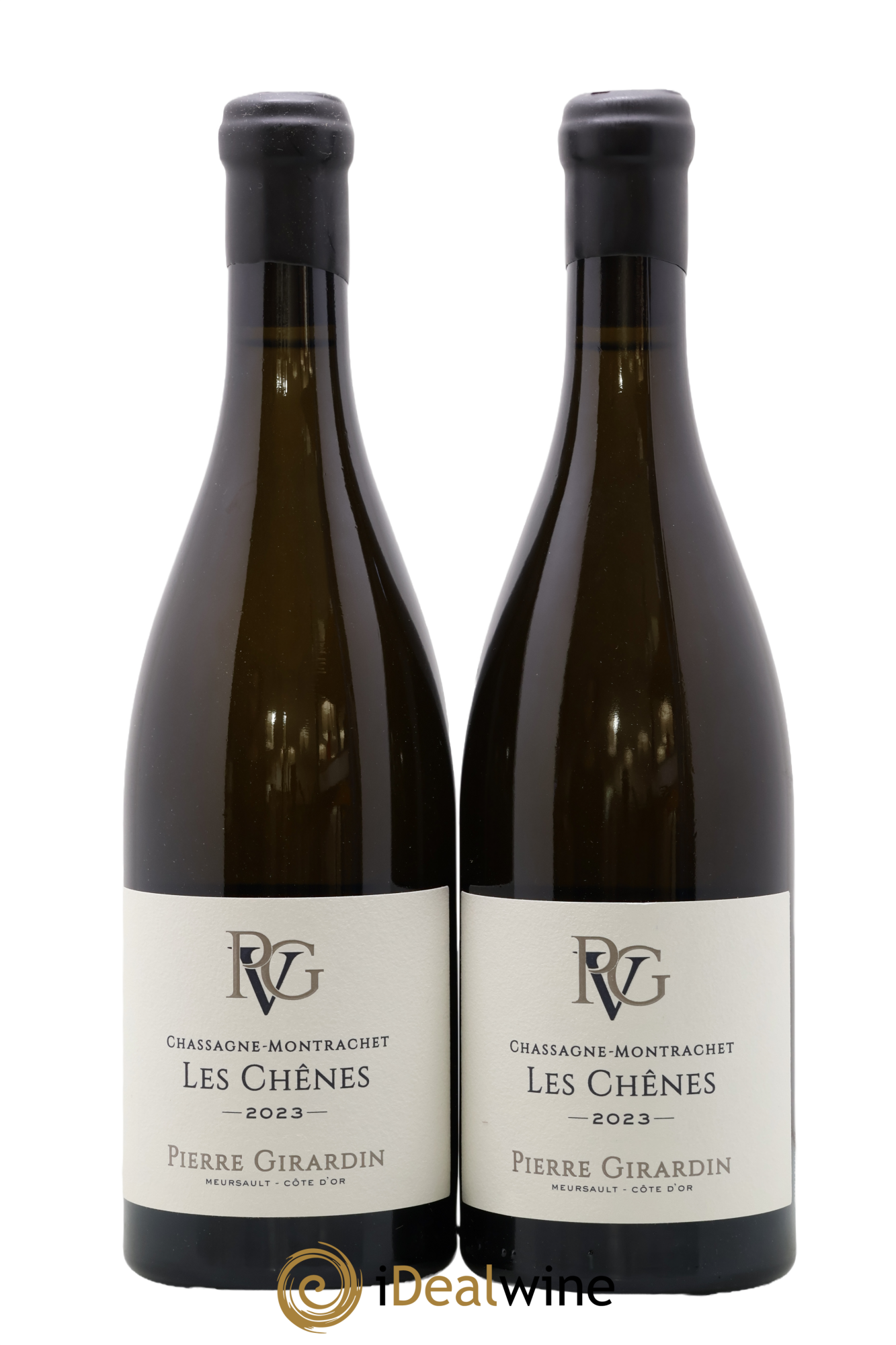 Chassagne-Montrachet Les Chênes Pierre Vincent Girardin 2023 - Lot de 2 bouteilles - 0