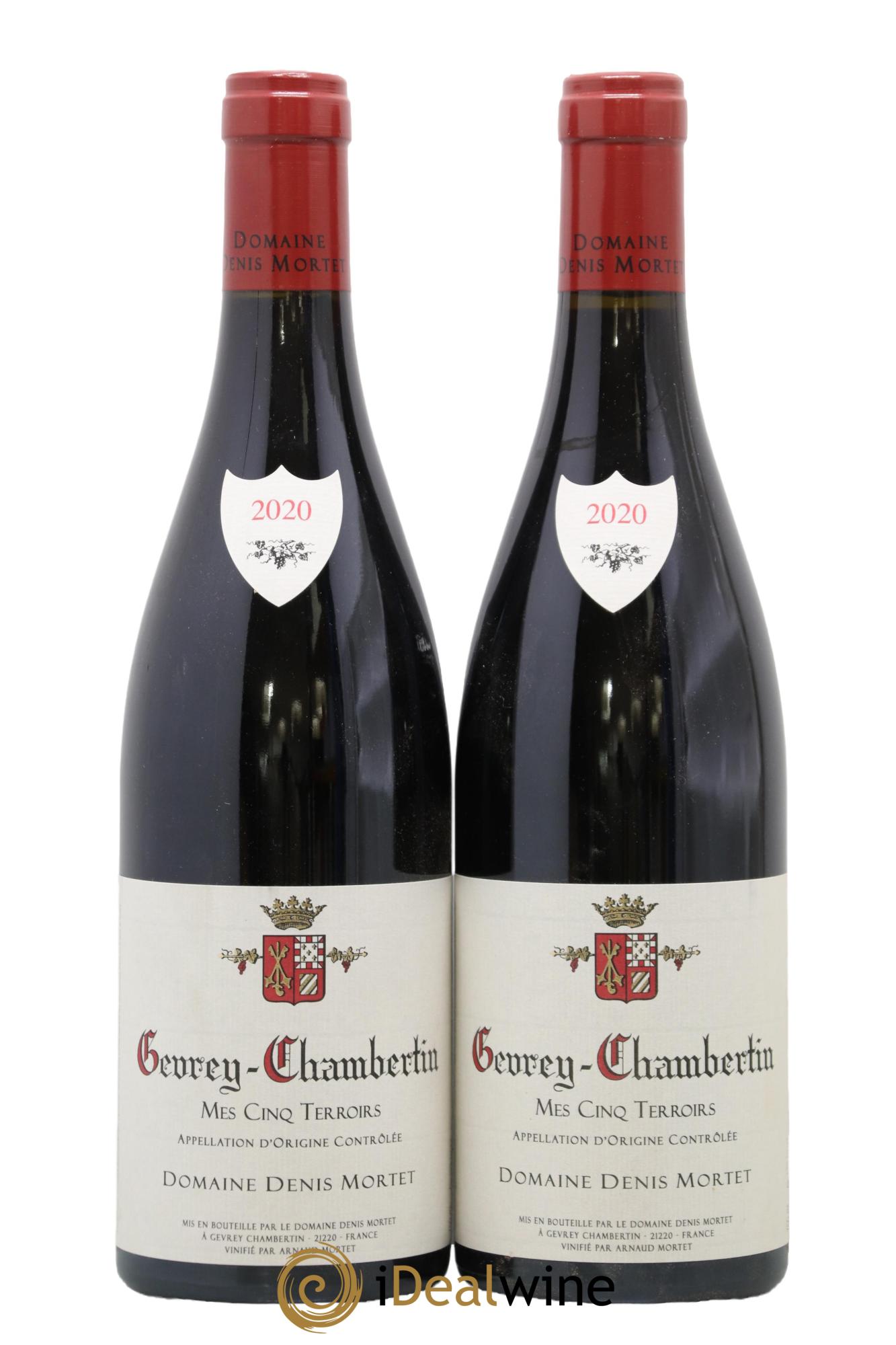 Gevrey-Chambertin Mes Cinq Terroirs Denis Mortet (Domaine) 2020 - Lotto di 2 bottiglie - 0