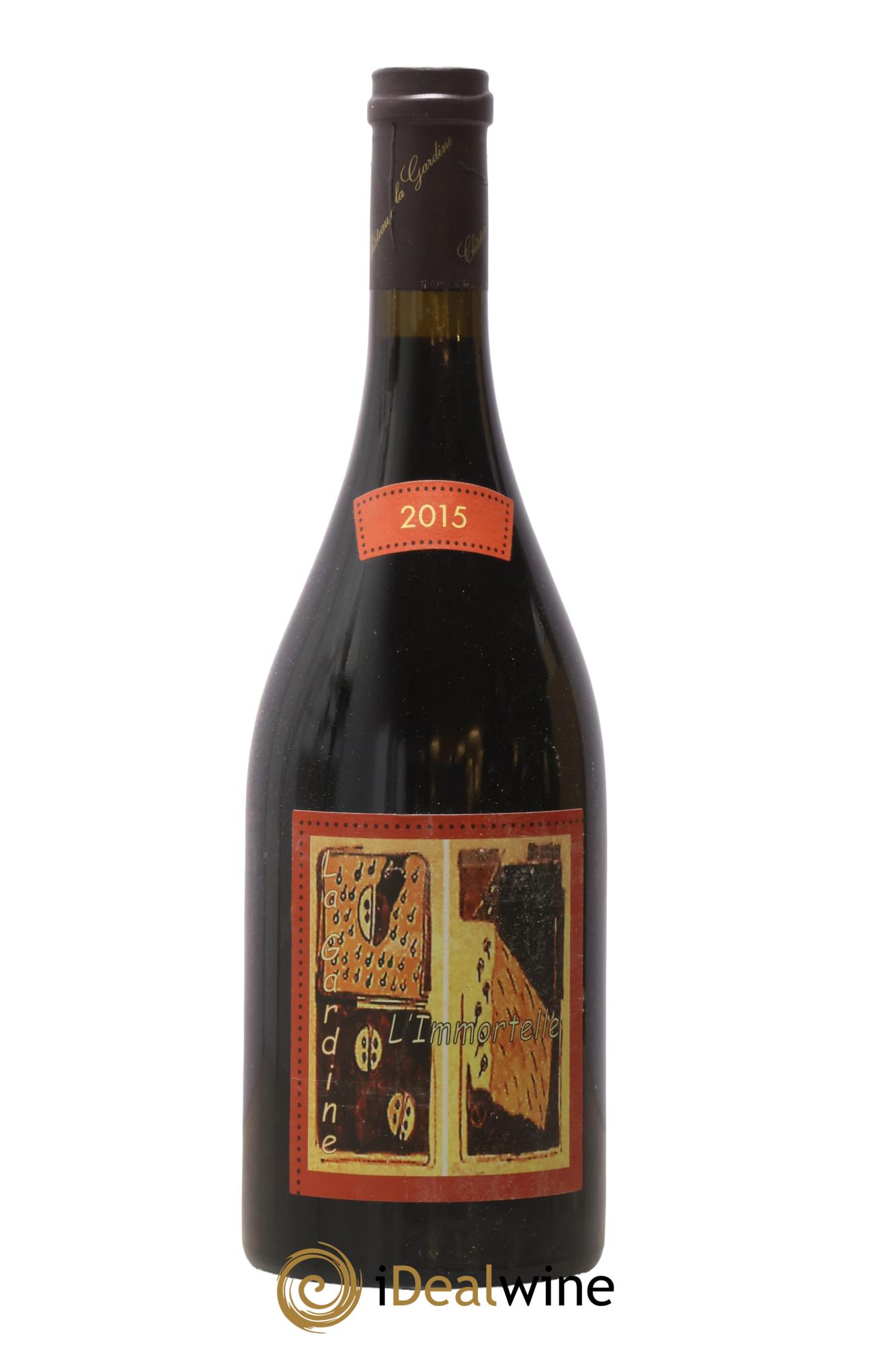 Châteauneuf-du-Pape Château de La Gardine L'Immortelle Famille Brunel 2015 - Posten von 1 Flasche - 0