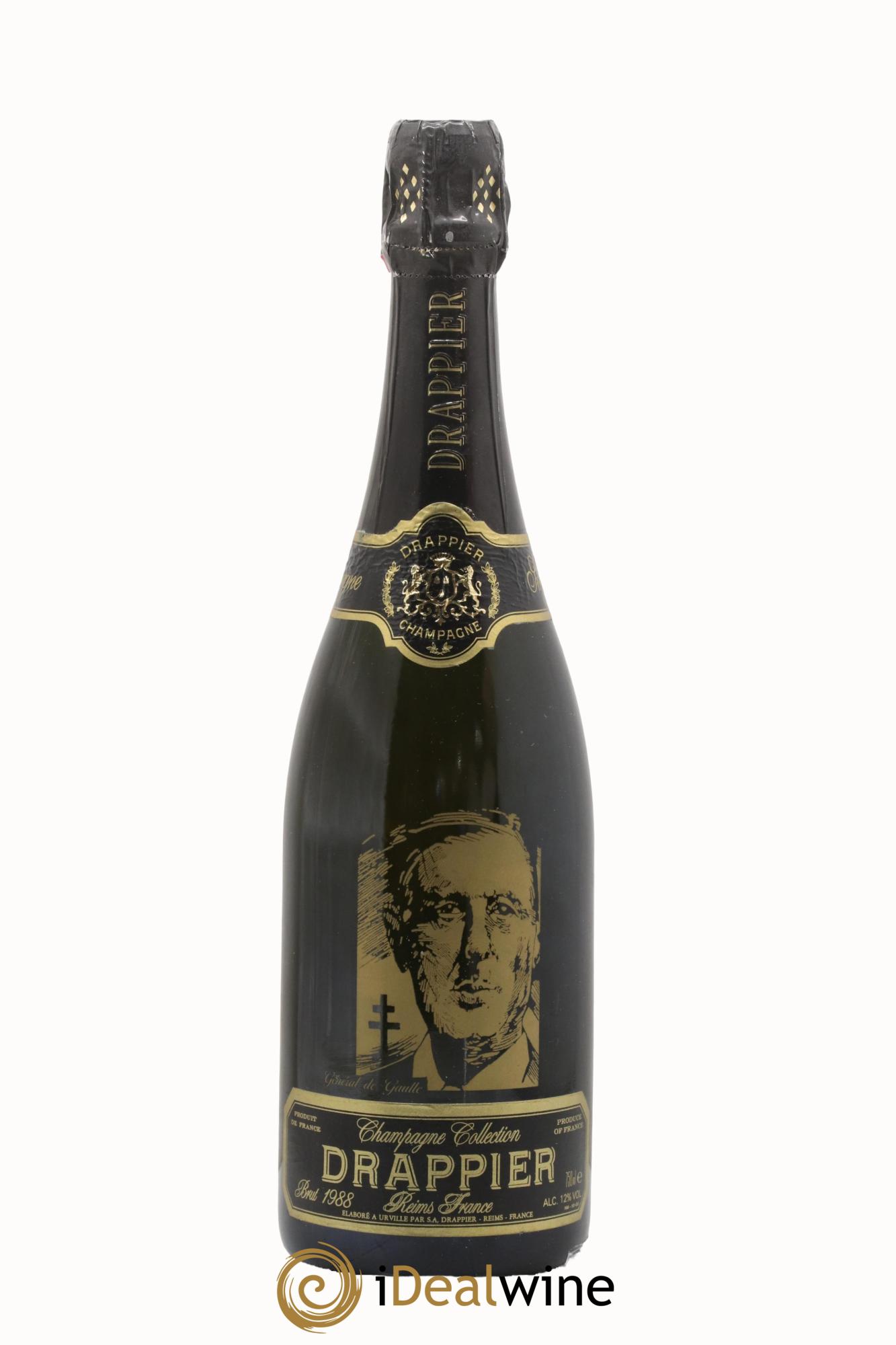 Charles de Gaulle Brut  Drappier 1988 - Lot de 1 bouteille - 0