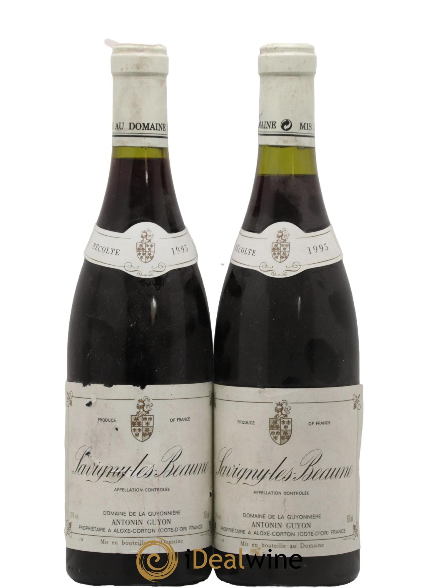 Savigny-lès-Beaune Antonin Guyon 1995 - Lot de 2 bouteilles - 0