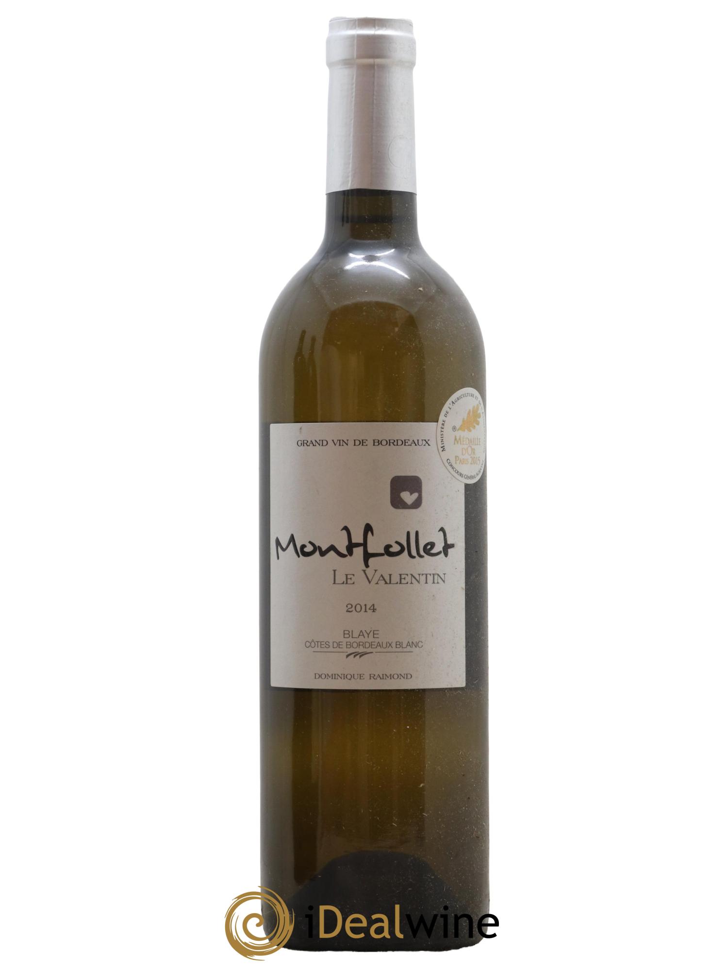 Bordeaux Montfollet Le valentin 2014 - Lot de 1 bouteille - 0