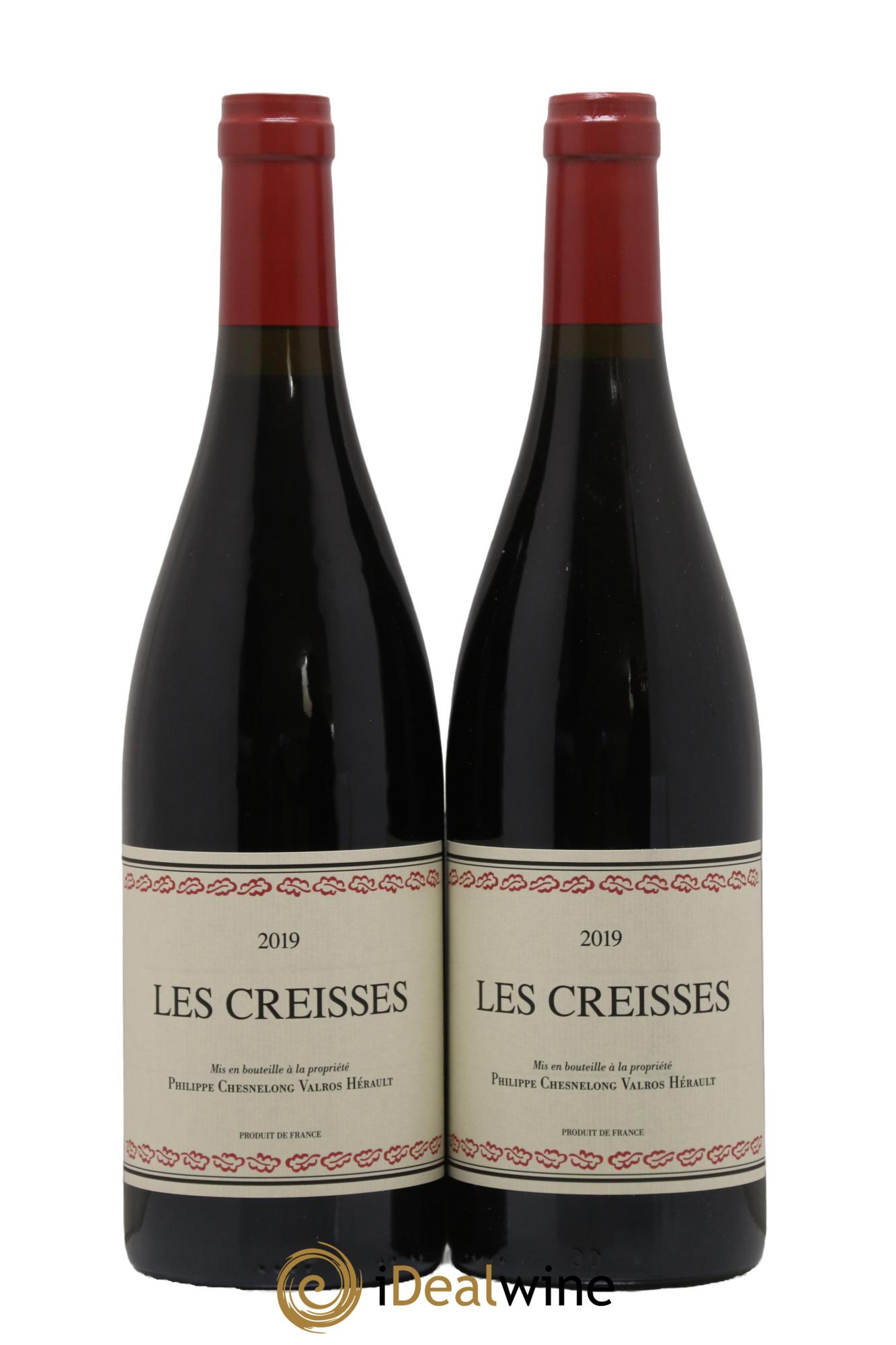 Pays d'Hérault Domaine Les Creisses 2019 - Lot de 2 bouteilles - 0