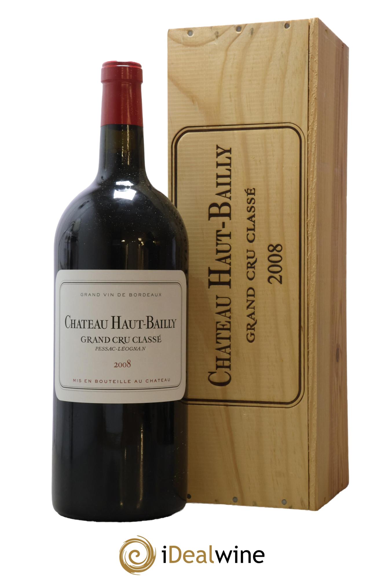 Château Haut-Bailly Cru Classé de Graves 2008 - Lot de 1 double magnum - 1
