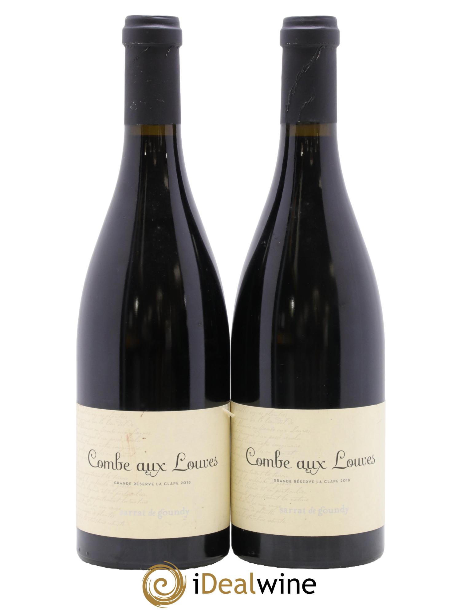 Languedoc Combes Aux Louves Grande Réserve La Clape Sarrat De Goundy 2018 - Posten von 2 Flaschen - 0