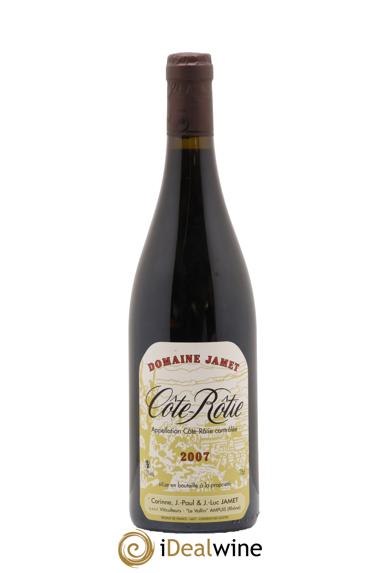 Côte-Rôtie Jamet (Domaine) 2007 - Lot de 1 bouteille - 0