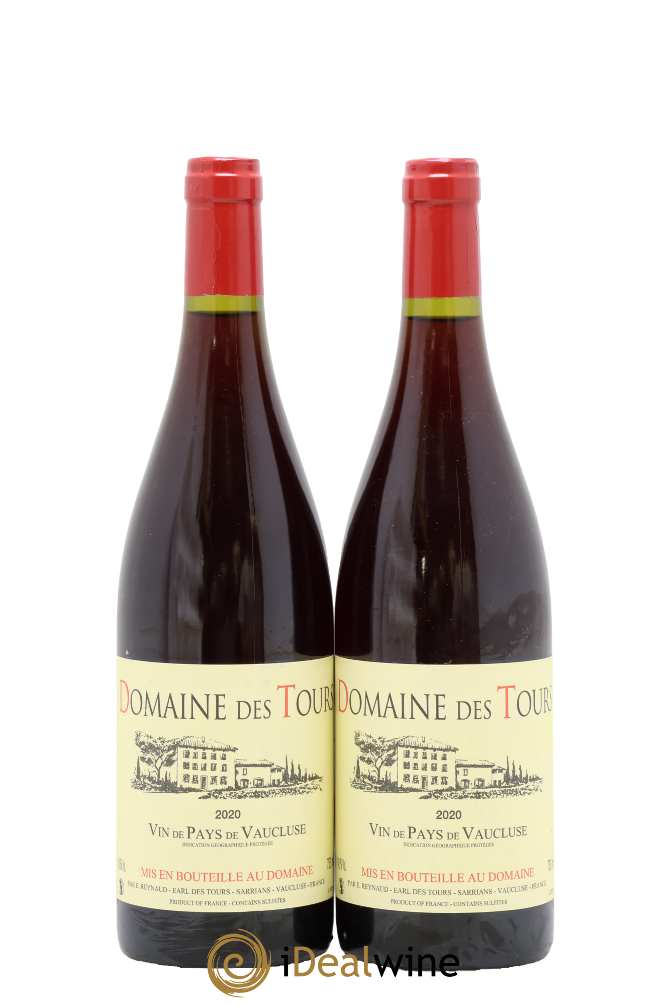 Vaucluse (Vin de Pays de Vaucluse) Domaine des Tours Emmanuel Reynaud 2020 - Lotto di 2 bottiglie - 0