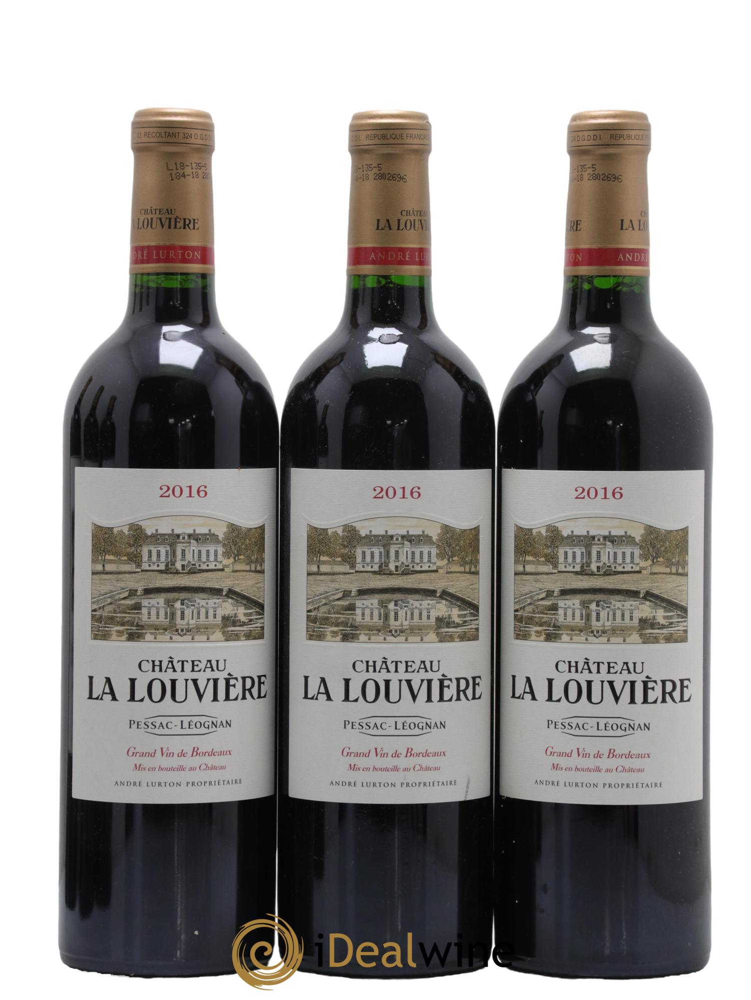 Château la Louvière 2016 - Lot de 6 bouteilles - 2