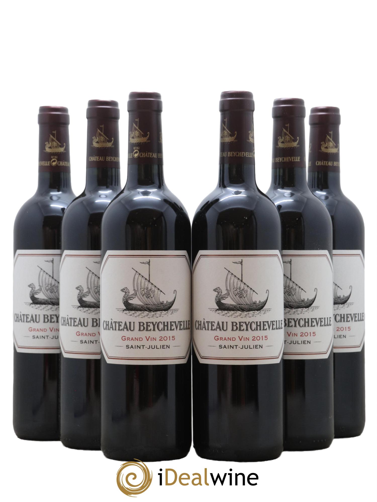 Château Beychevelle 4ème Grand Cru Classé 2015 - Lot de 6 bouteilles - 0