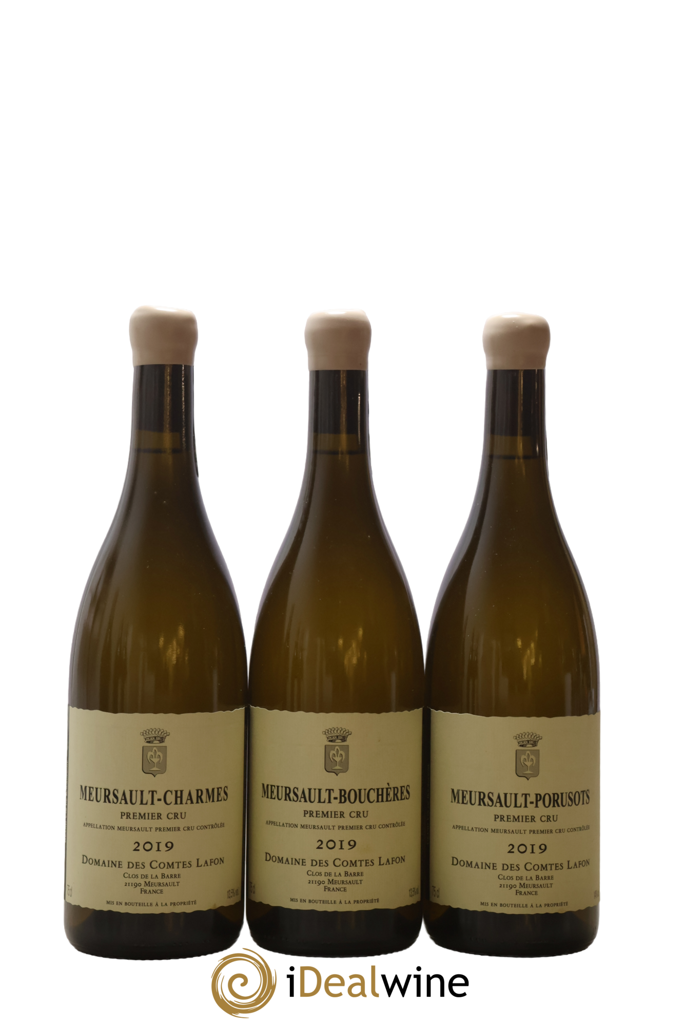 Meursault 1er Cru Caisse Prestige 6 Climats Comtes Lafon (Domaine des)  2019 - Lot de 6 bouteilles - 1