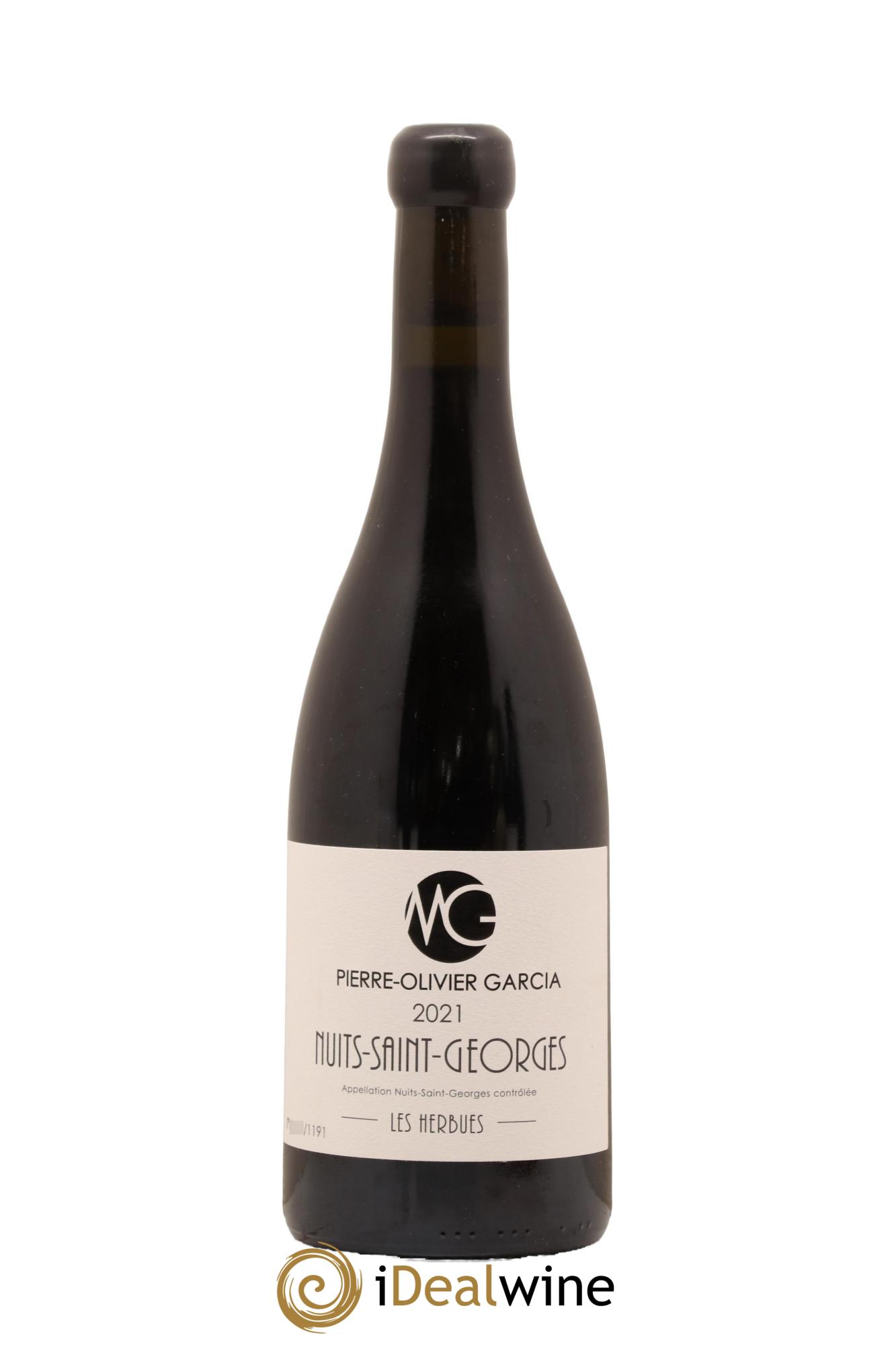Nuits-Saint-Georges Les Herbues Pierre Olivier Garcia 2021 - Lot de 1 bouteille - 0