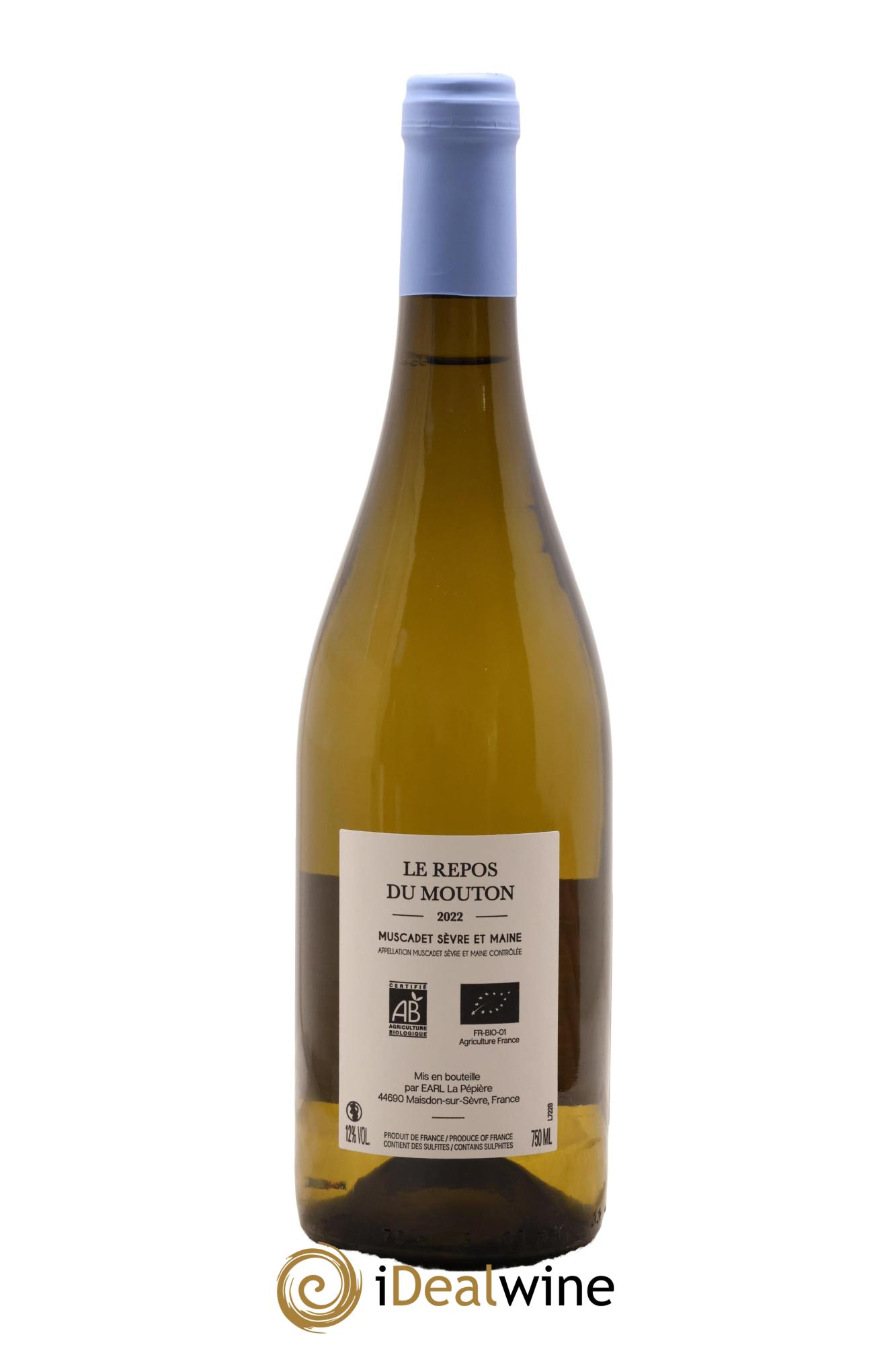 Muscadet-Sèvre-et-Maine Le Repos Du Mouton Domaine de la Pépière 2022 - Lotto di 1 bottiglia - 1