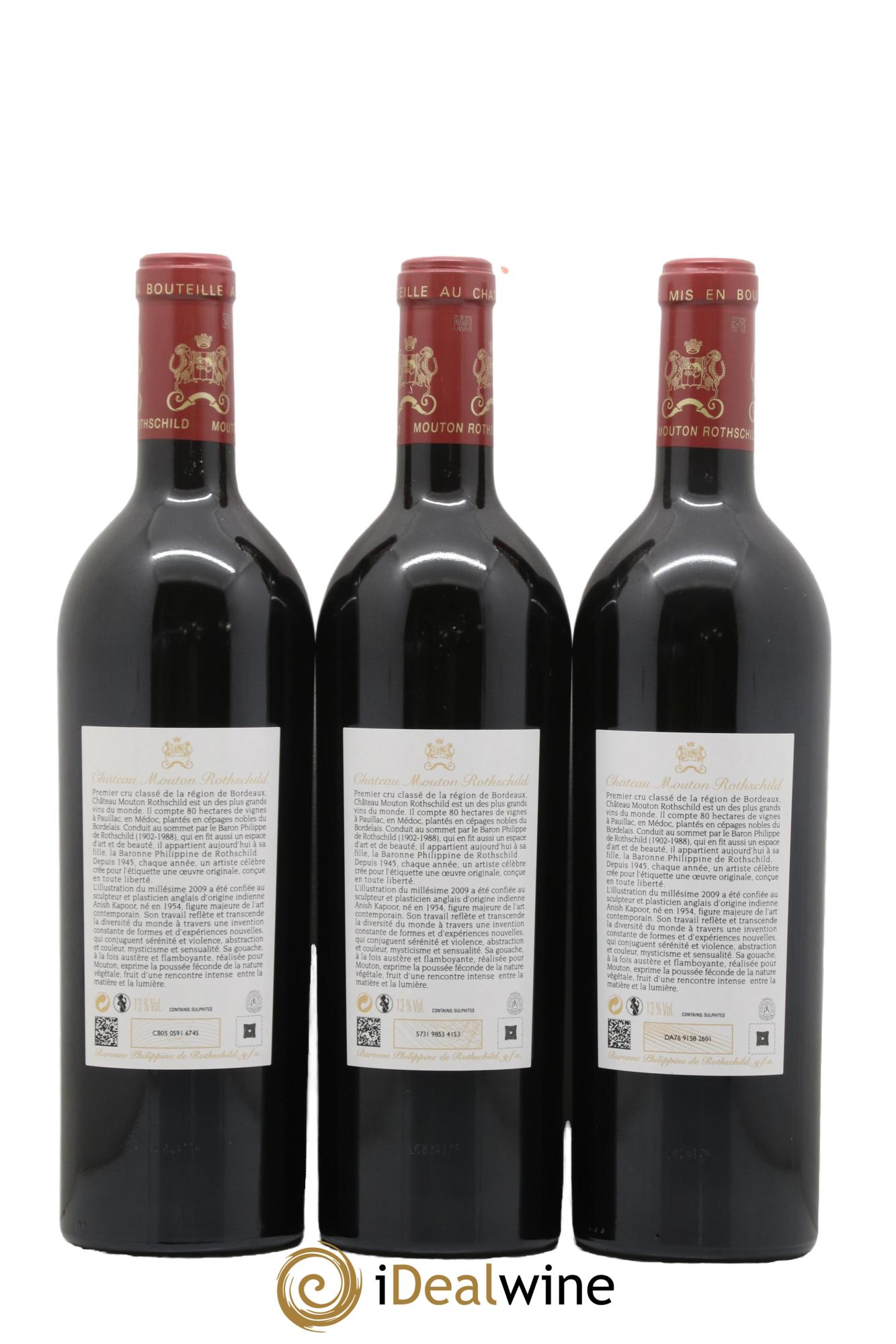 Château Mouton Rothschild 1er Grand Cru Classé 2009 - Lot of 6 bottles - 4