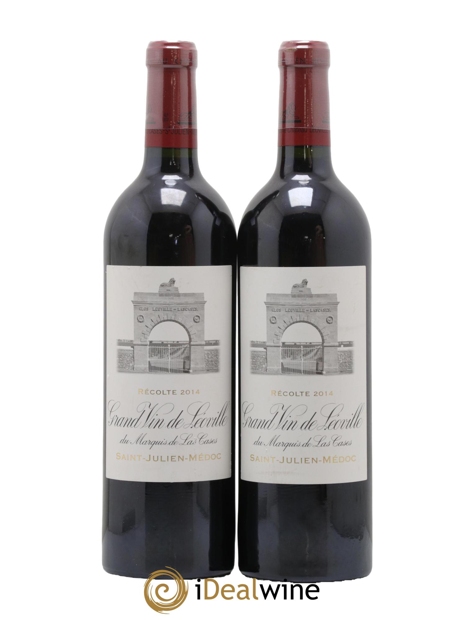 Château Léoville Las Cases 2ème Grand Cru Classé 2014 - Lot de 2 bouteilles - 0