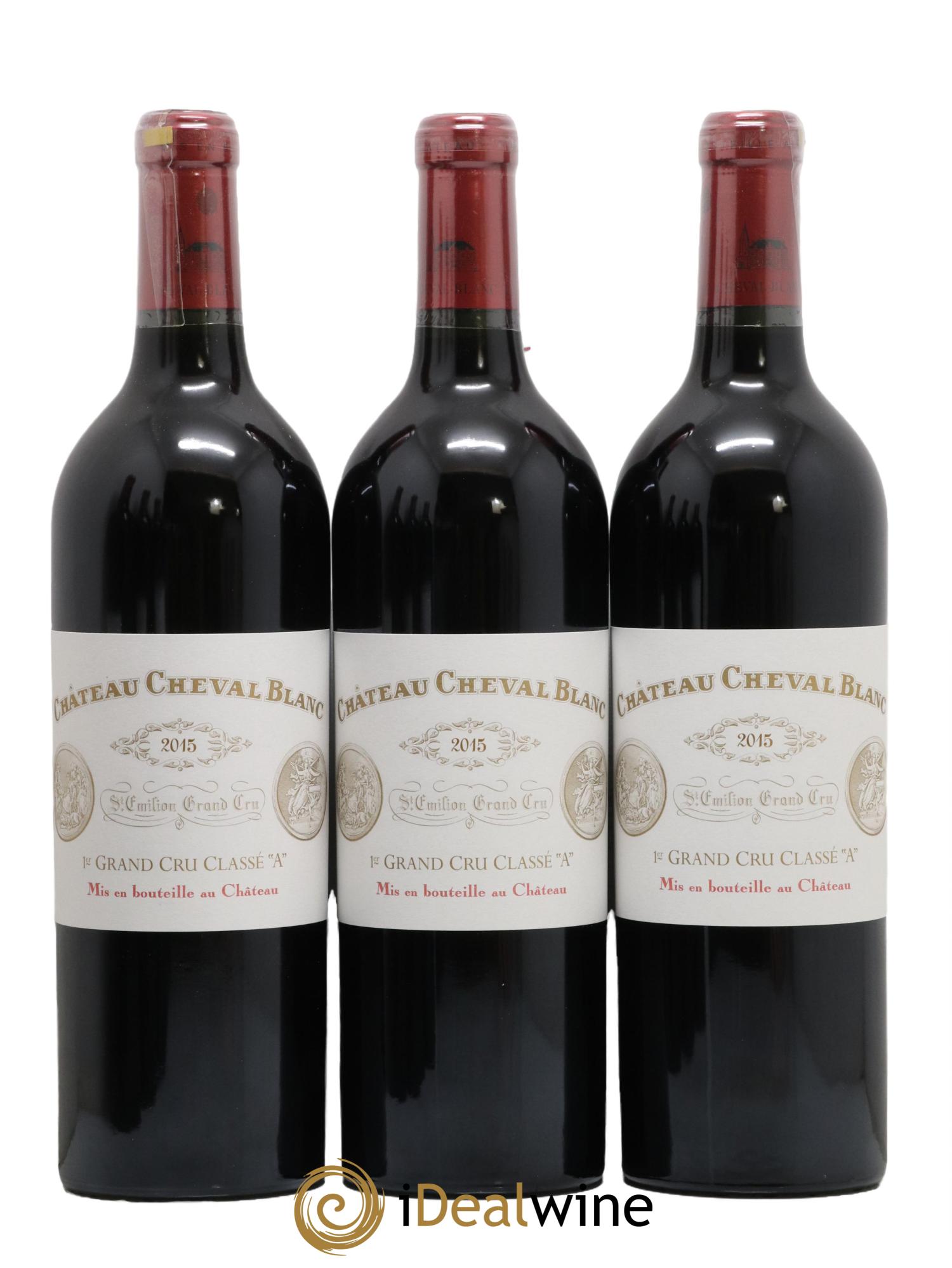 Château Cheval Blanc 1er Grand Cru Classé A 2015 - Posten von 6 Flaschen - 3