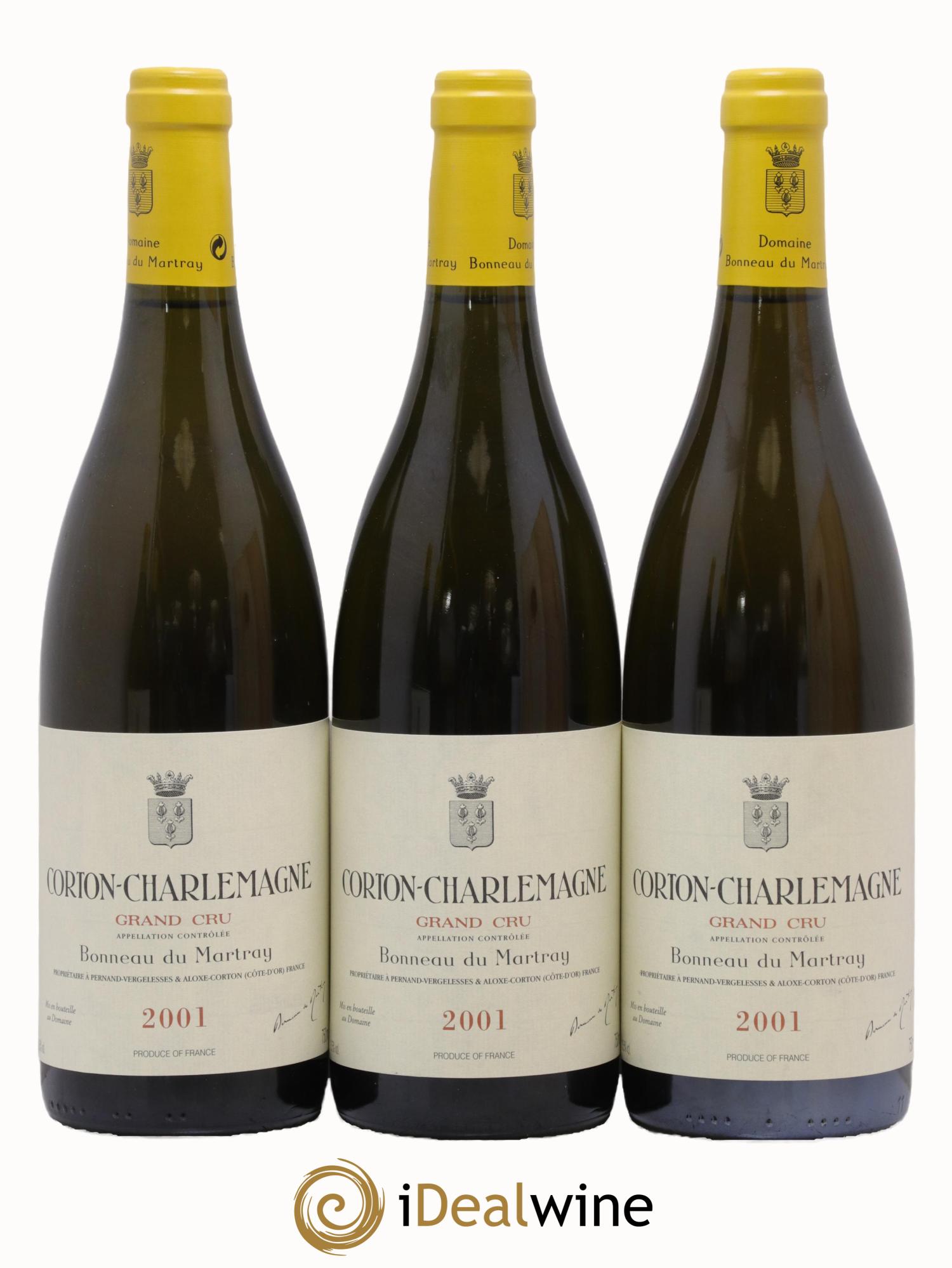 Corton-Charlemagne Grand Cru Bonneau du Martray (Domaine) 2001 - Lot de 6 bouteilles - 3
