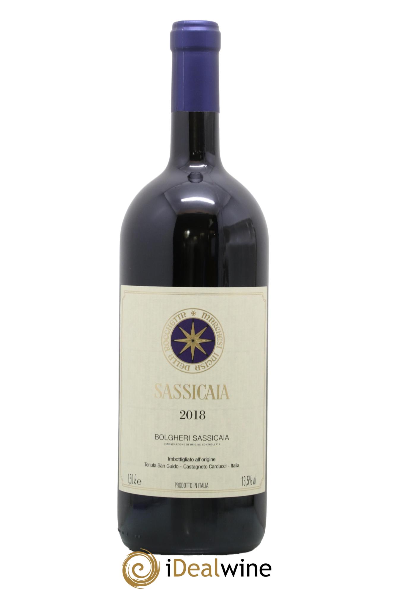 Bolgheri DOC Sassicaia Tenuta San Guido 2018 - Lot de 1 magnum - 1