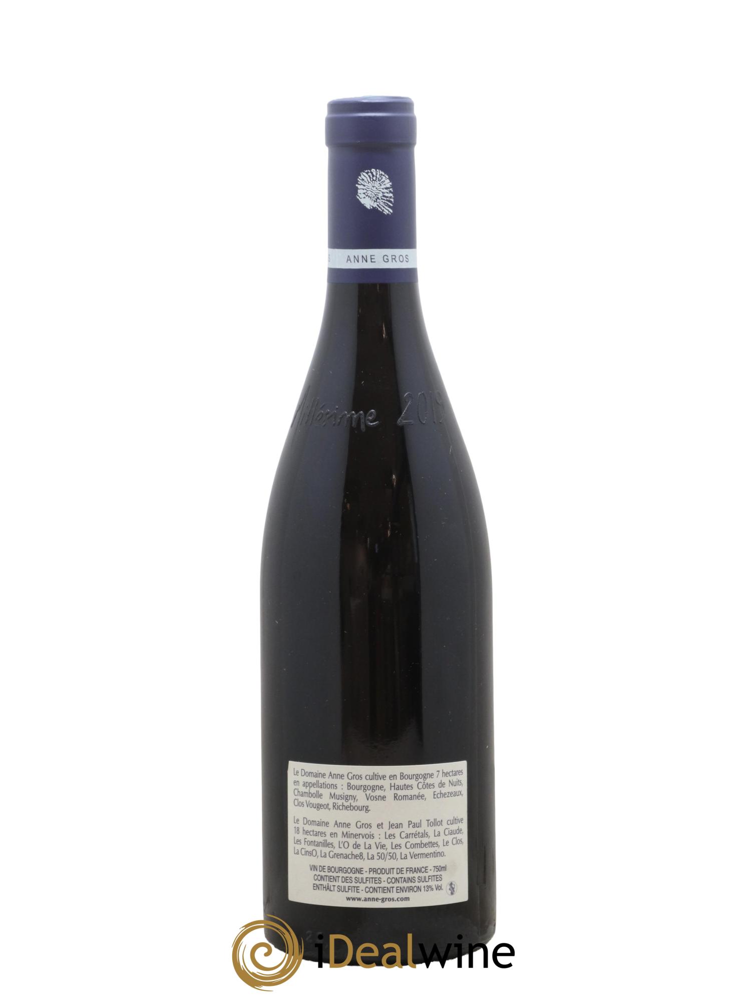 Richebourg Grand Cru Anne Gros 2019 - Lot of 1 bottle - 1