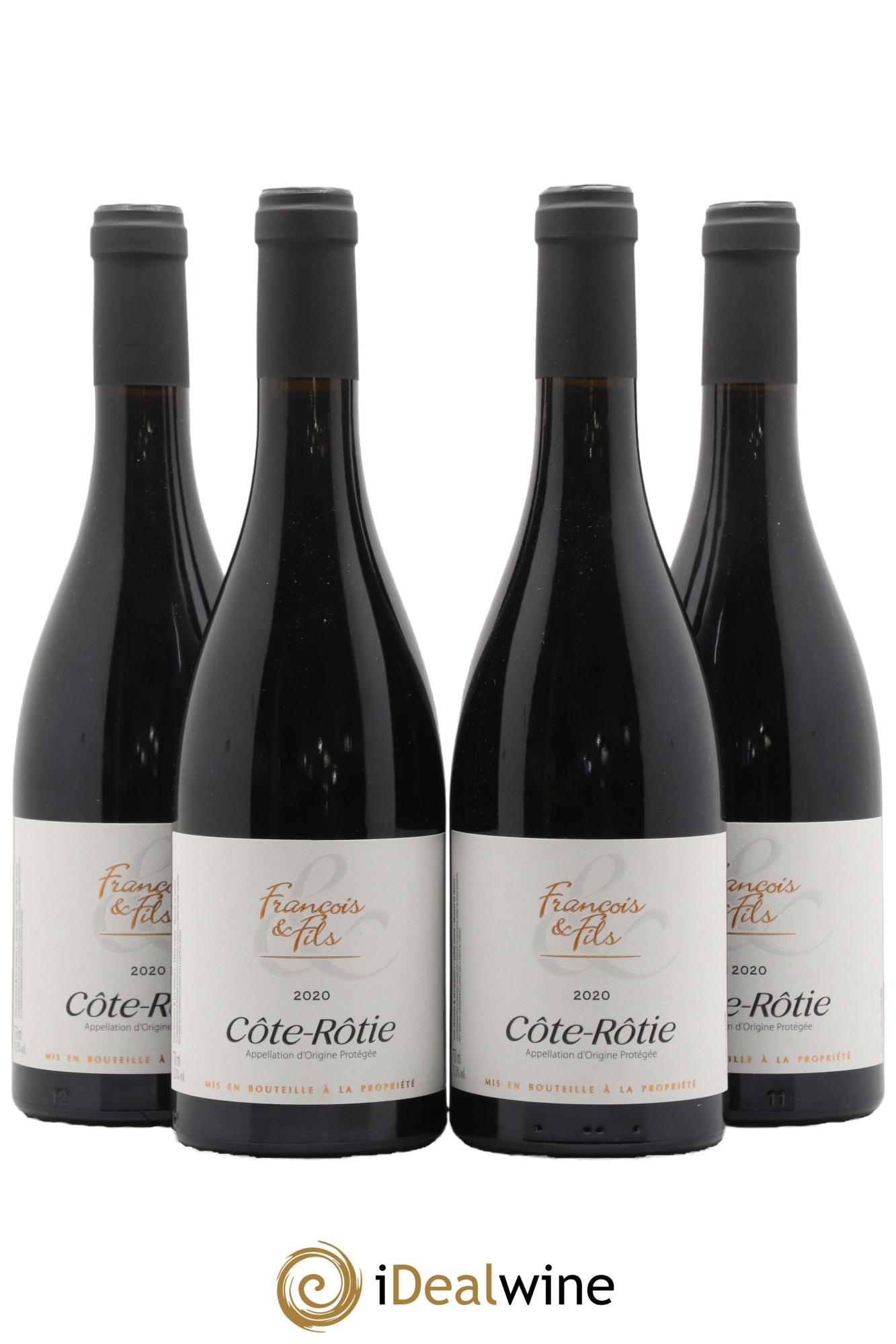 Côte-Rôtie Domaine François et Fils 2020 - Lot de 4 bouteilles - 0