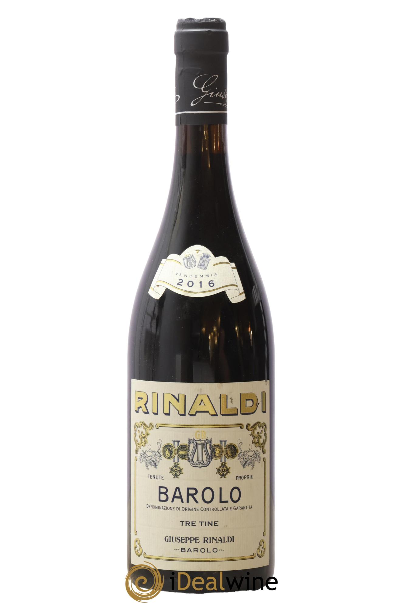 Barolo DOCG Tre Tine Giuseppe Rinaldi 2016 - Posten von 1 Flasche - 0