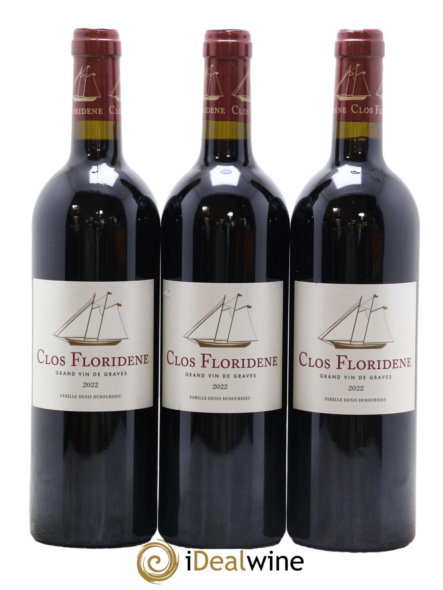 Clos Floridène 2022 - Lot of 3 bottles - 0