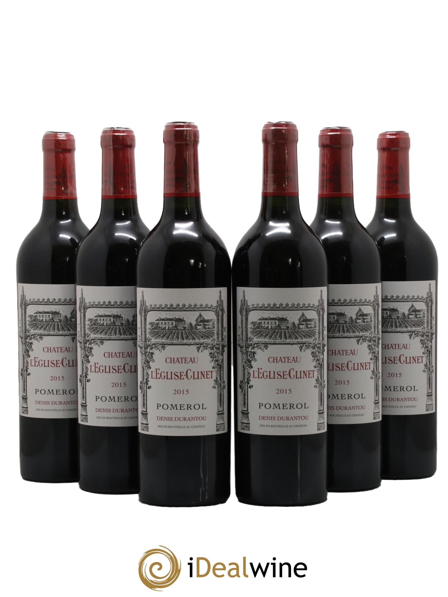 Château l' Église Clinet 2015 - Lot de 6 bouteilles - 0